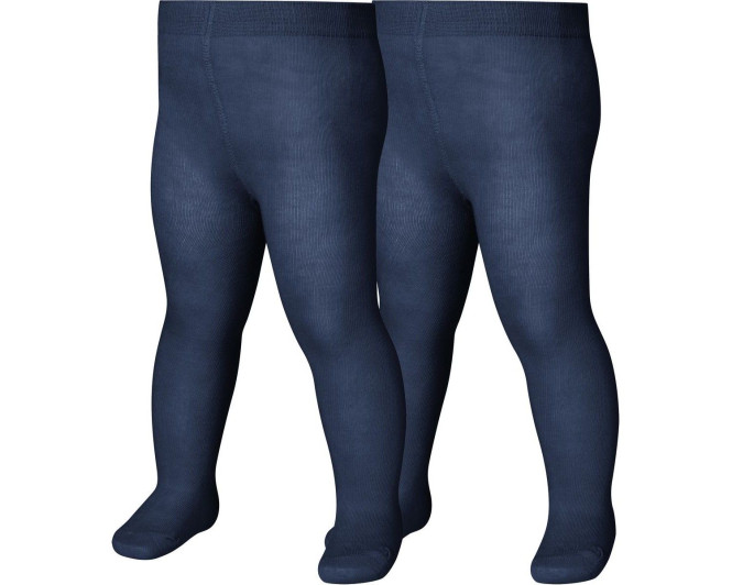 Playshoes Thermo-Strumpfhose uni Doppelpack, Größe: 50/56, Farbe: marine