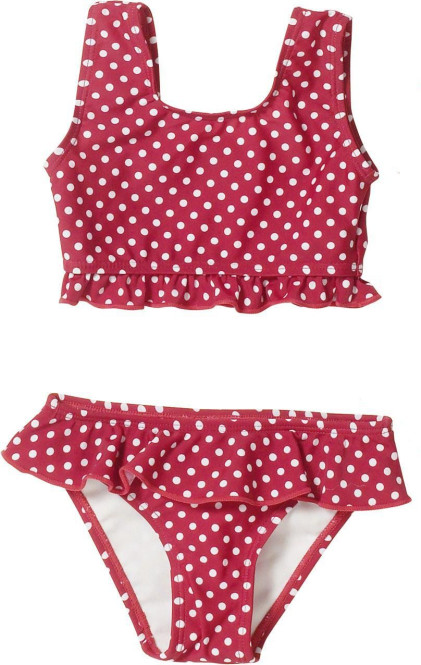 Playshoes UV-Schutz Bikini Punkte, Größe 122/128, in rot