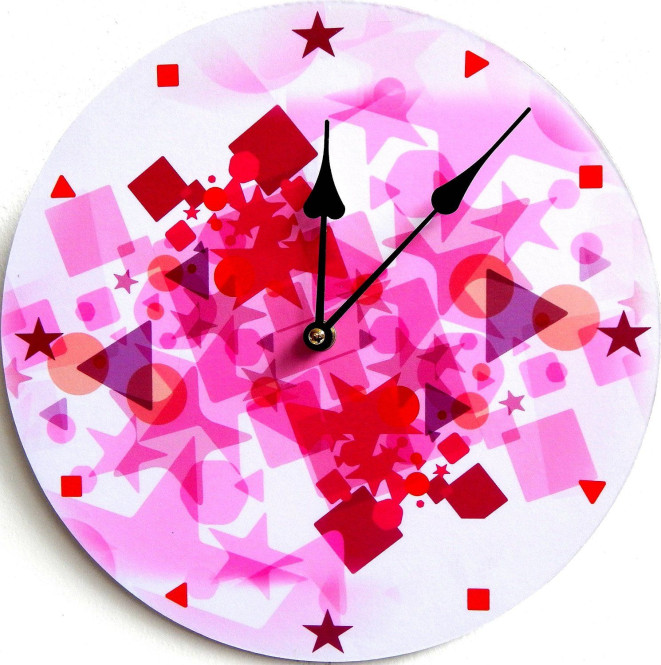 Rivanto® runde Wanduhr mit einem Durchmesser von 30 cm