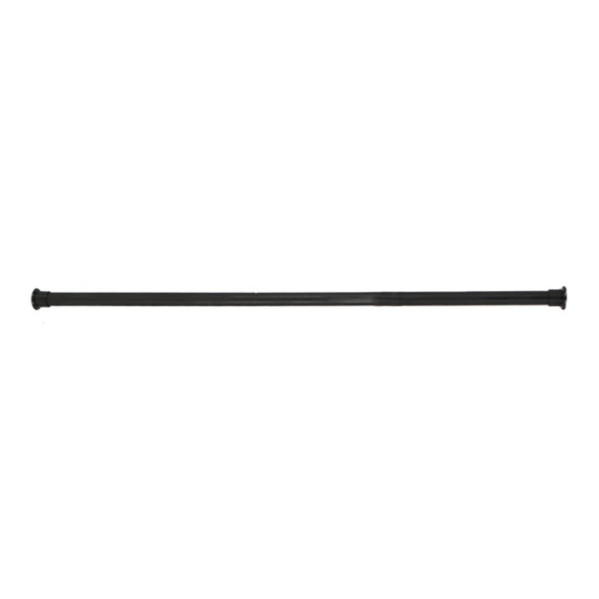 Rivanto® Vorhang Teleskopstange Stahl, bis 116 cm, Größe S, individuell einstellbar, Gardinenstange, schwarz