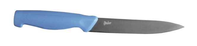 Steuber Allzweckmesser 23 cm mit scharfer Klinge, für Obst, Gemüse, Fleisch, Fisch, Allrounder Küchenmesser, blau