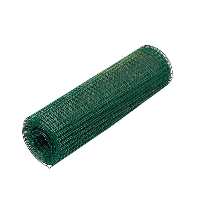 XCLOU GARDEN Schweissgitter, Drahtgitter PVC, 5 m, grün, 12,7 x 12,7 x 0,90 x 500 mm