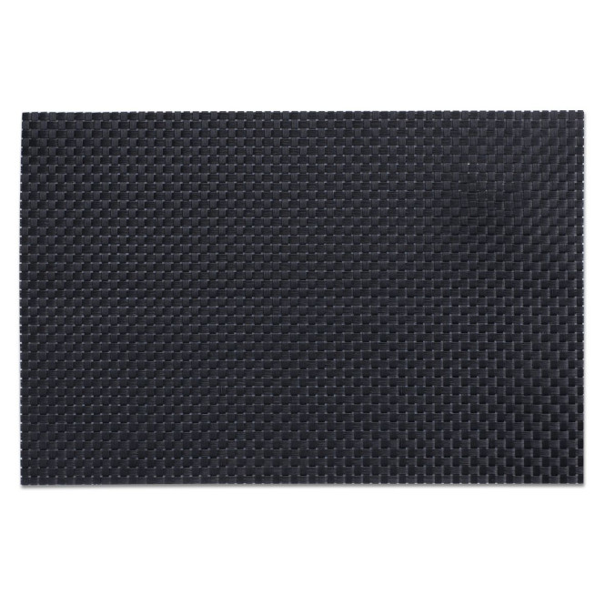 Zeller Platzset, Tischset, Tisch-Accessoire Trend , Struktur schwarz, PVC, 45 x 30 cm