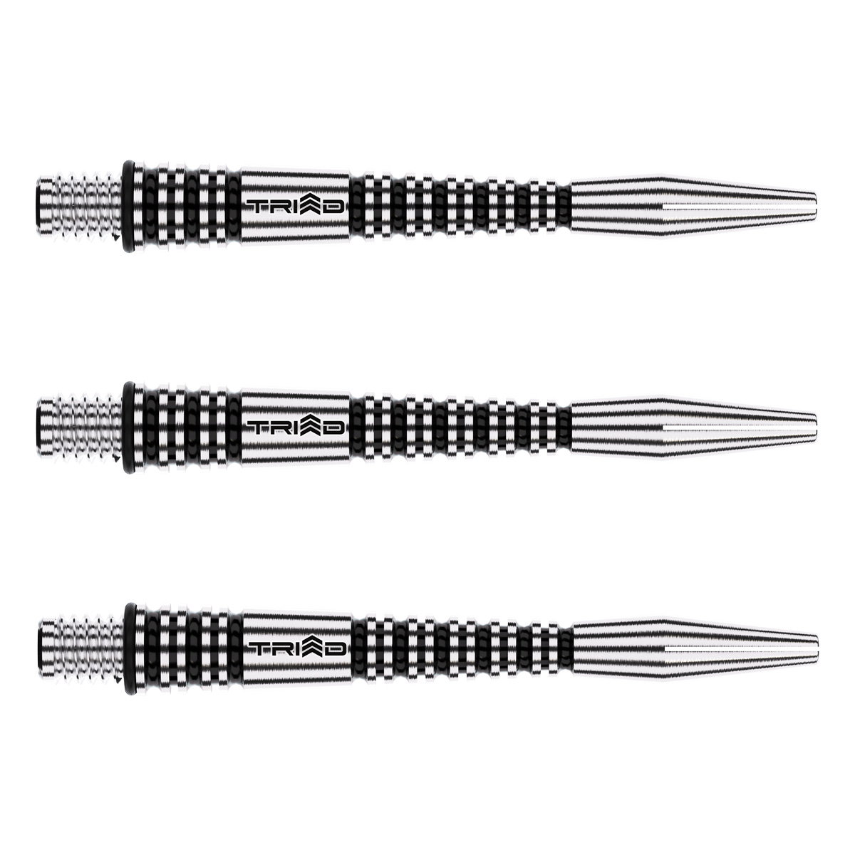 Winmau Triad RX Aluminium Schwarz Dart-Sch?fte Intermediate