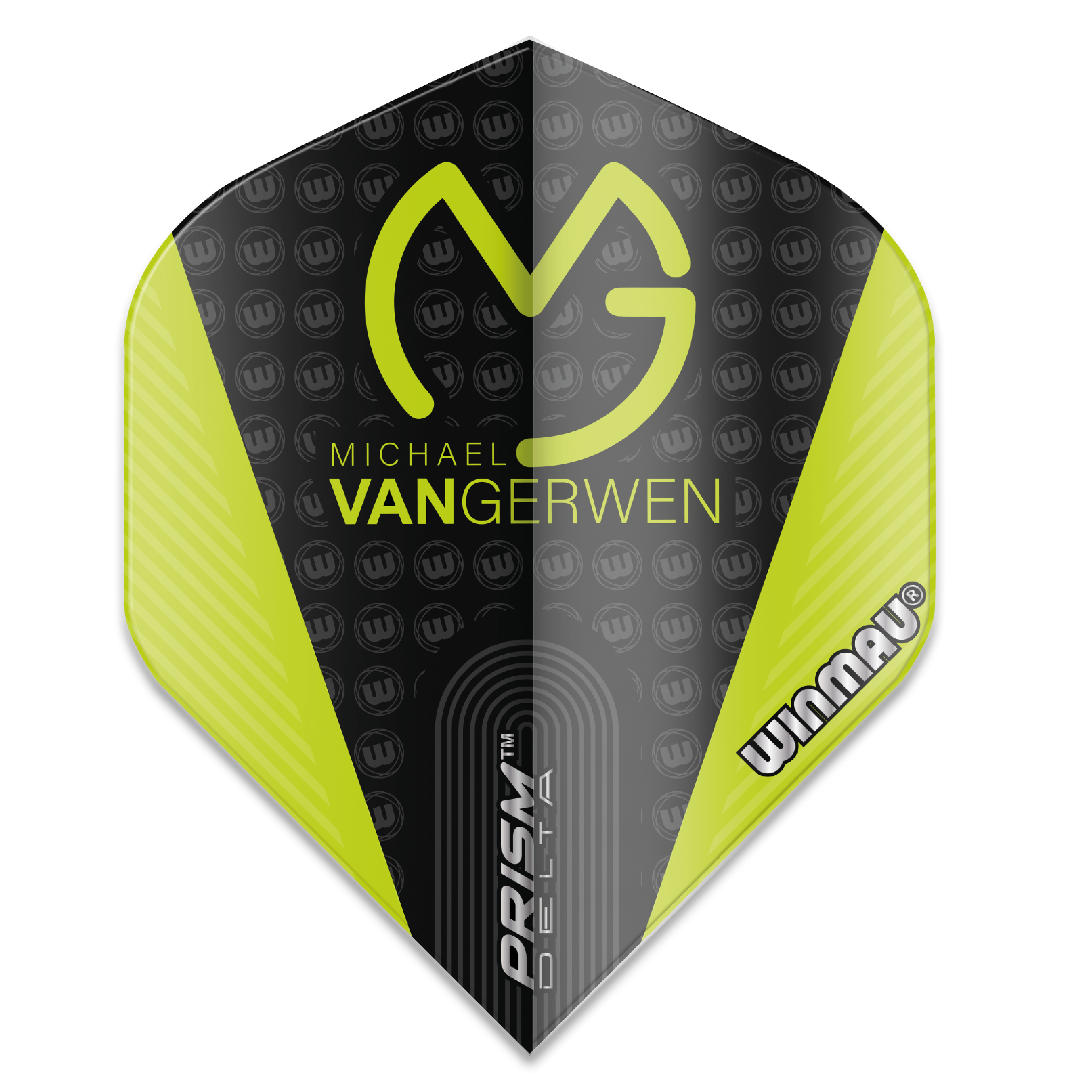 Dart Flights Winmau MvG PRISM DELTA schwarz-gr?n