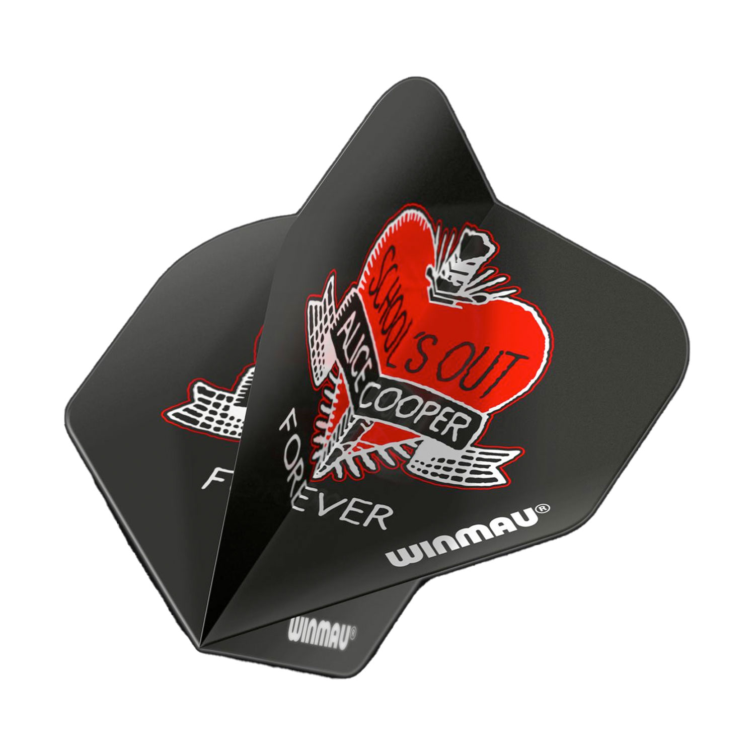 Winmau Rock Legends Alice Cooper Schools Out Flights schwarz