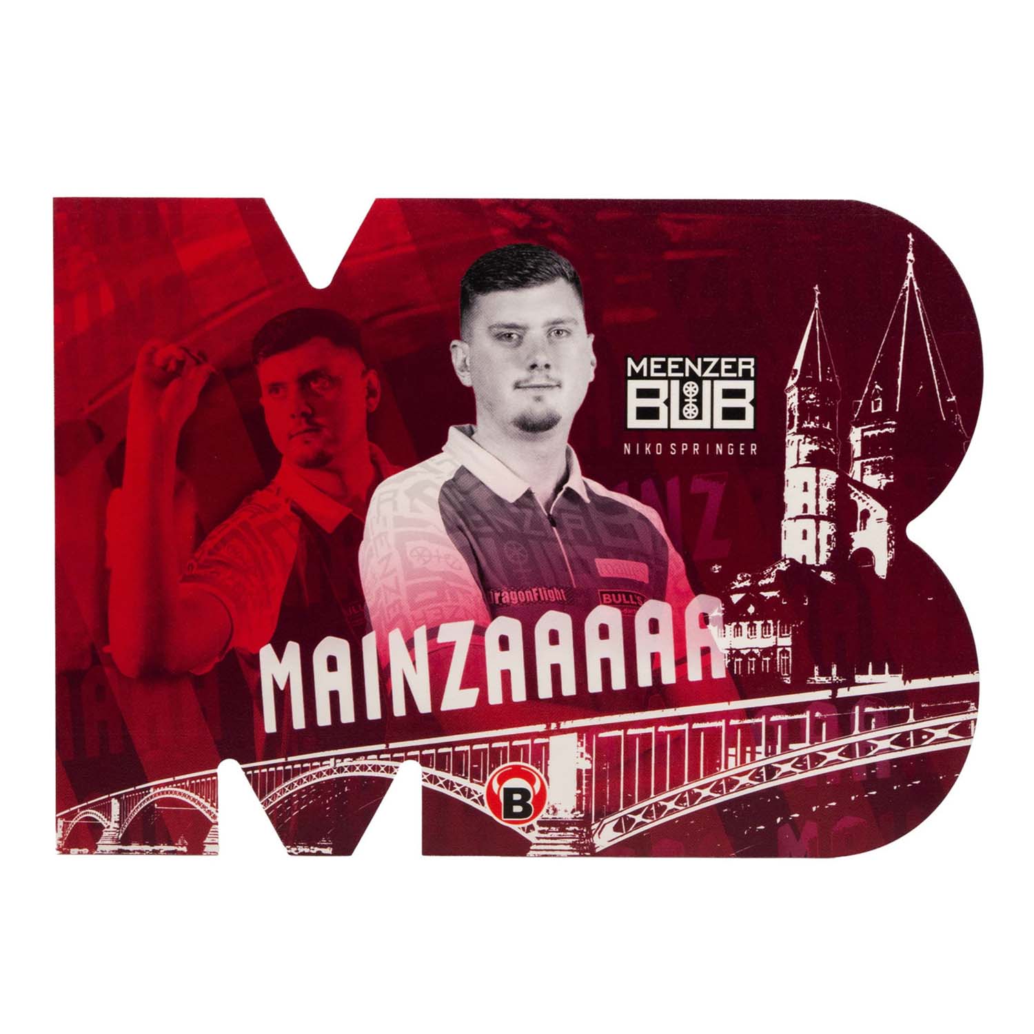 BULL'S Niko Springer Fankarte Meenzer Bub