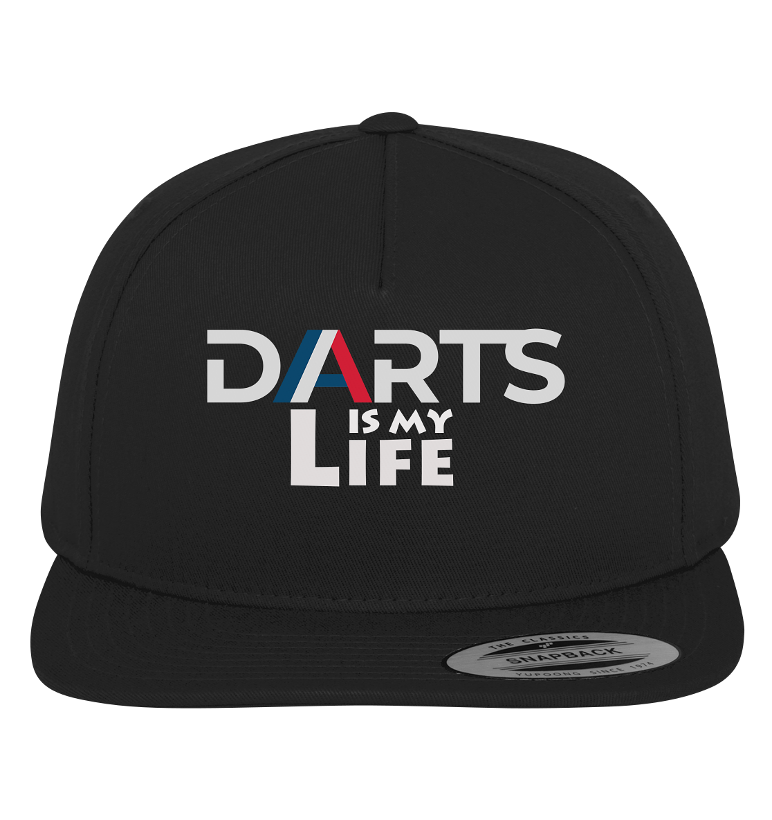 DARTS Cap - Darts is my Life Schwarz