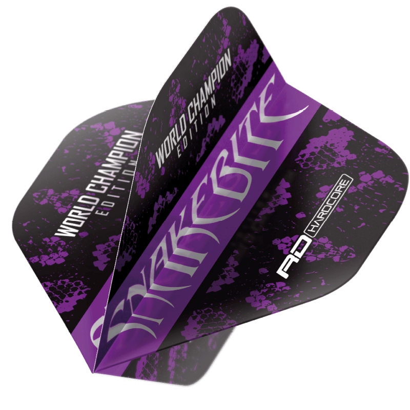 Peter Wright Snakebite World Champion Edition Snakebite Strike Hardcore Dart Flights