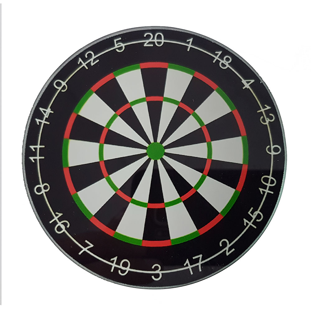 Glasuntersetzer / Glass Coaster Dart Board