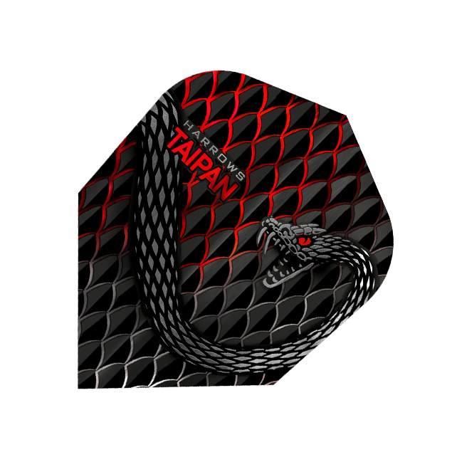 TAIPAN Rigid 100 Micron High Quality Flights RED