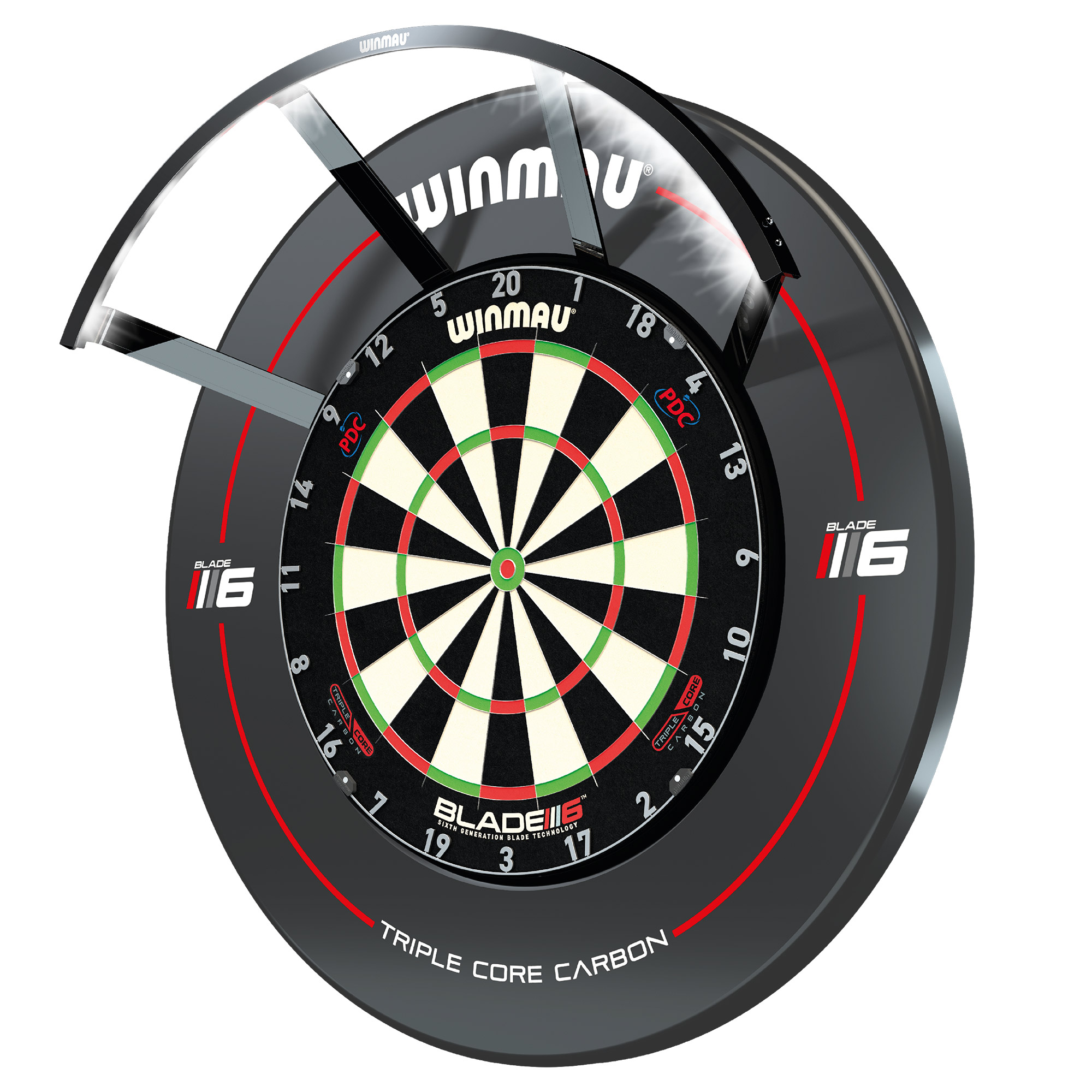 Winmau Polaris Dartboard Beleuchtung 120 Grad