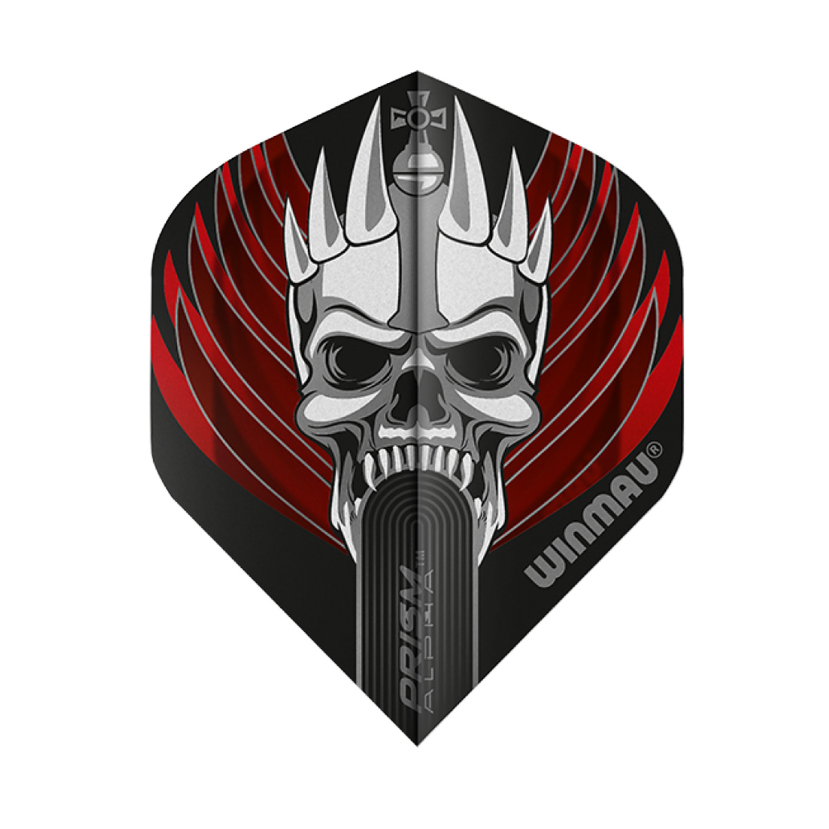 Winmau Prism Alpha Black & Red Flights NO.2