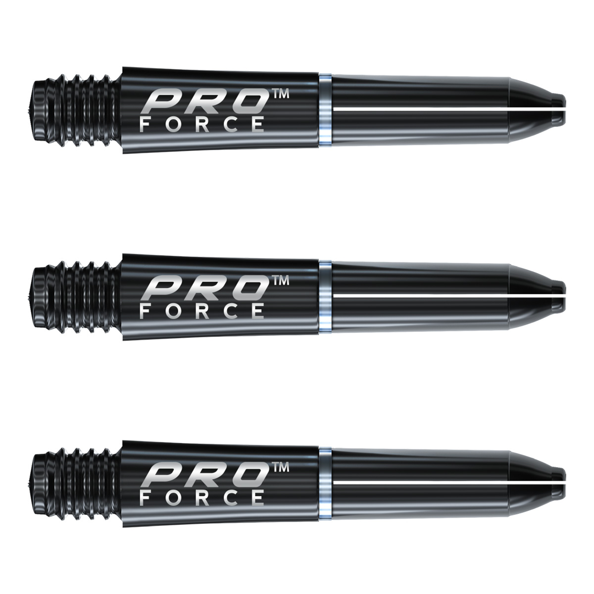 Winmau Pro Force Sch?fte Black Extra Short 26 mm