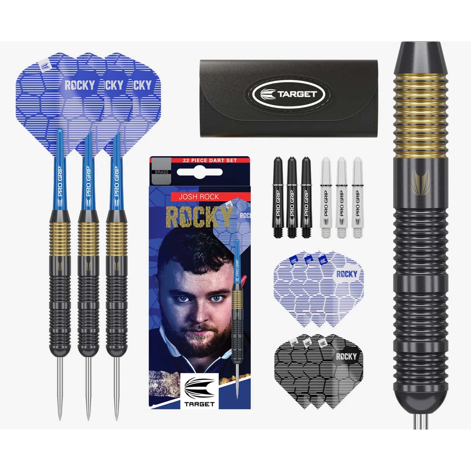 Target Josh Rock Brass Steeldarts 22g 22g