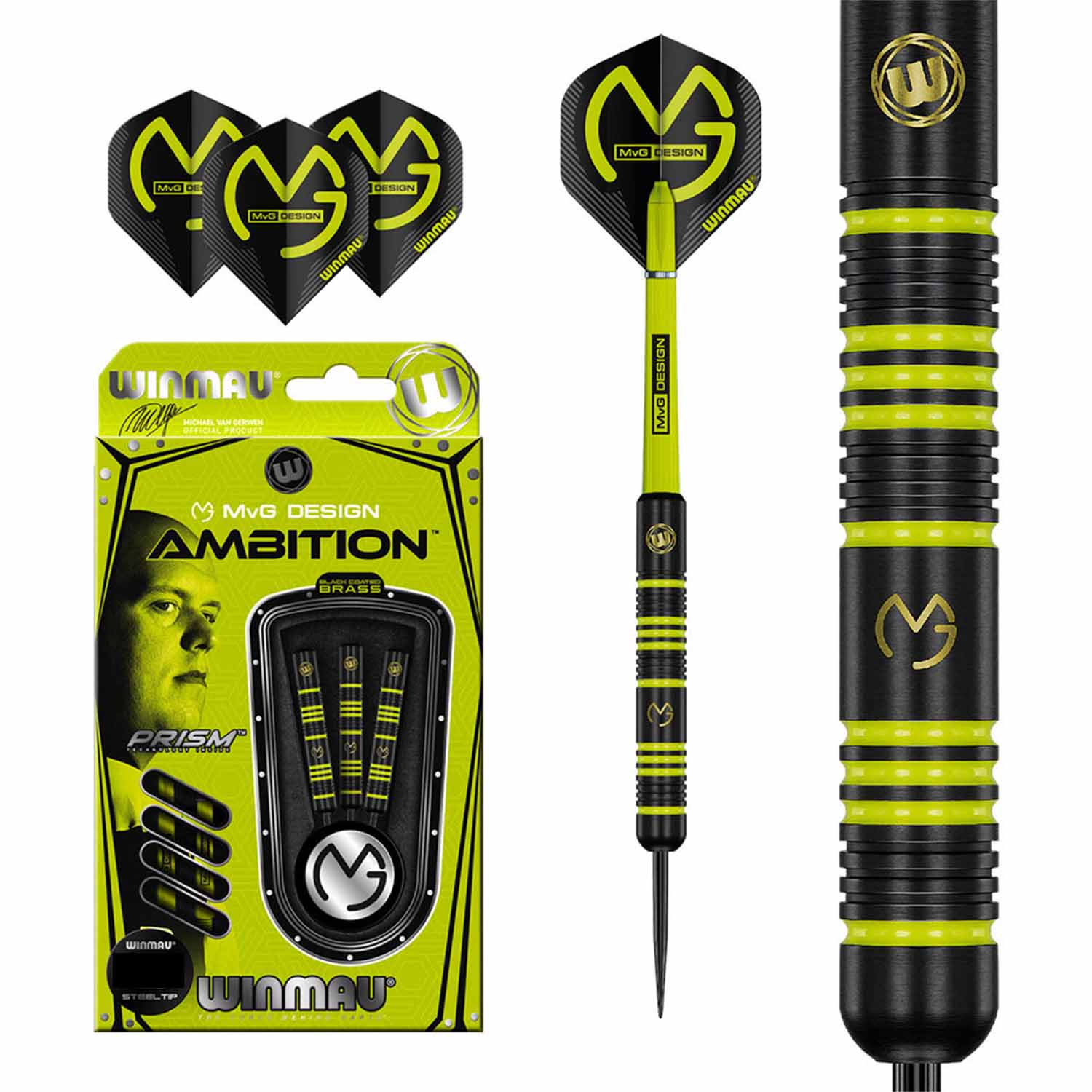 Winmau MvG Michael van Gerwen Ambition Steeldarts 22g