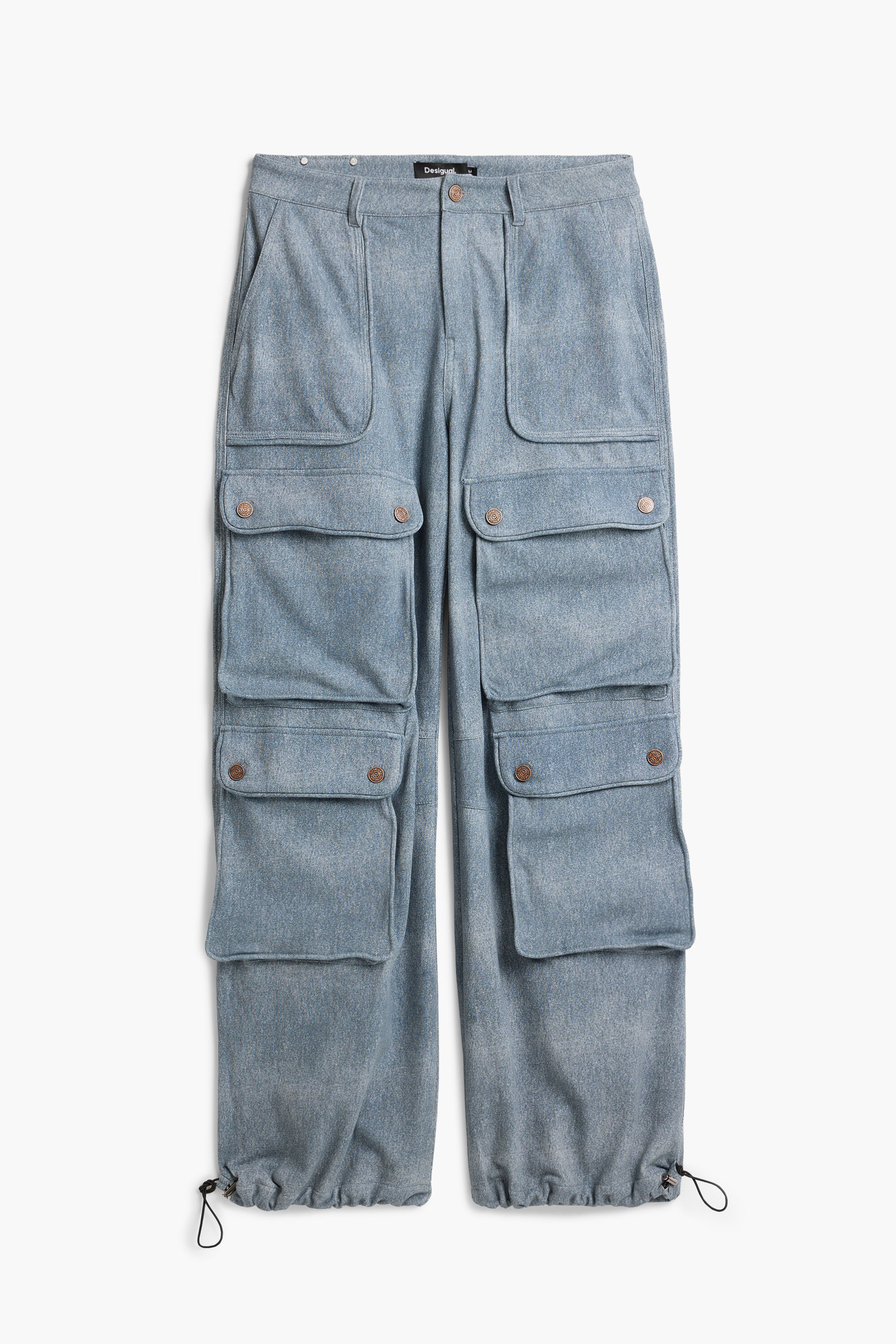 Desigual, Studio-Cargohose, Herren, Baumwolle, Blau, M