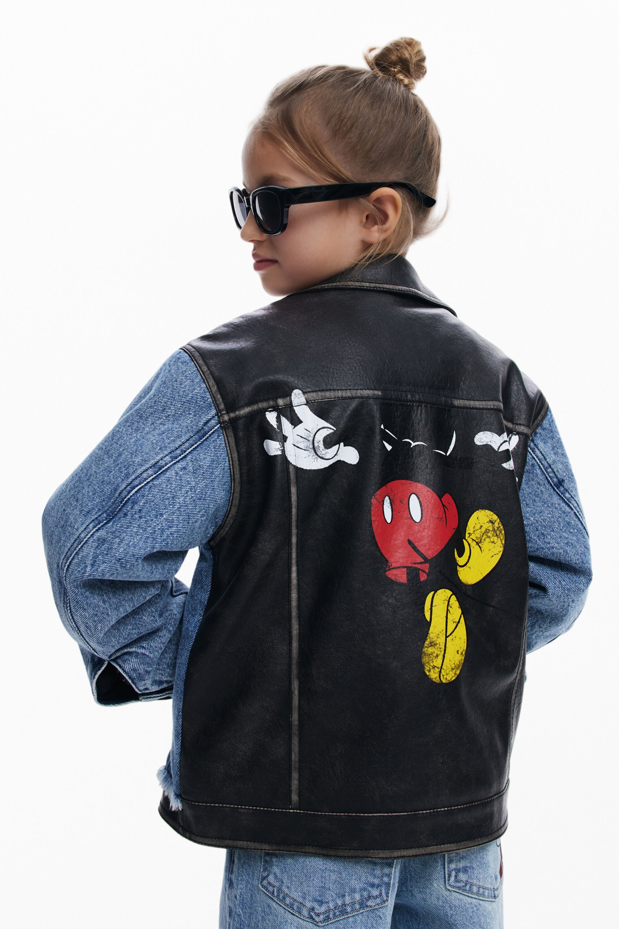 Desigual, Kombinierte Mickey™-Jacke, Kinder, Blau, 5/6