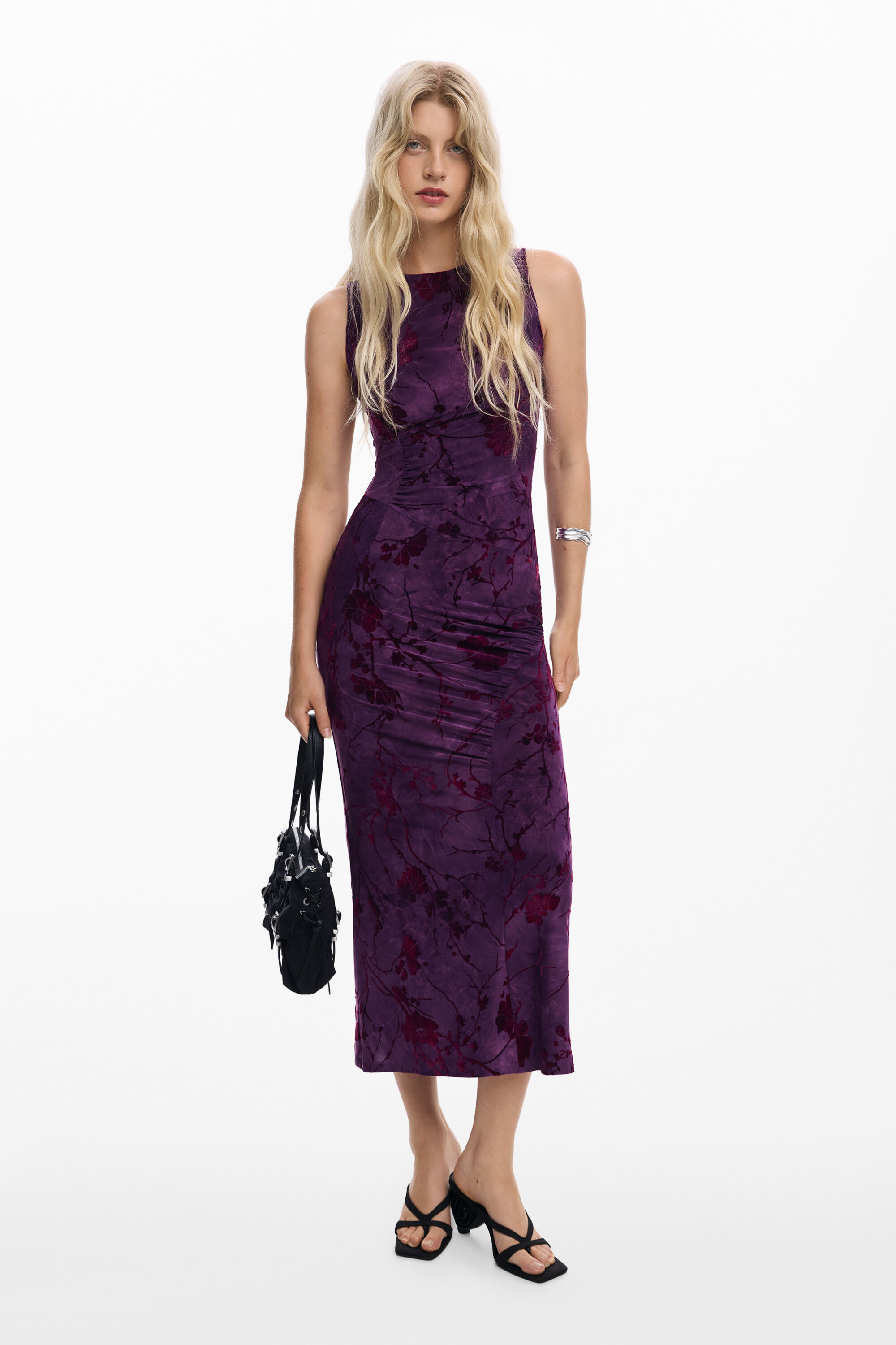 Desigual, Orientalisches Midikleid, Damen, Polyester, Rot, L