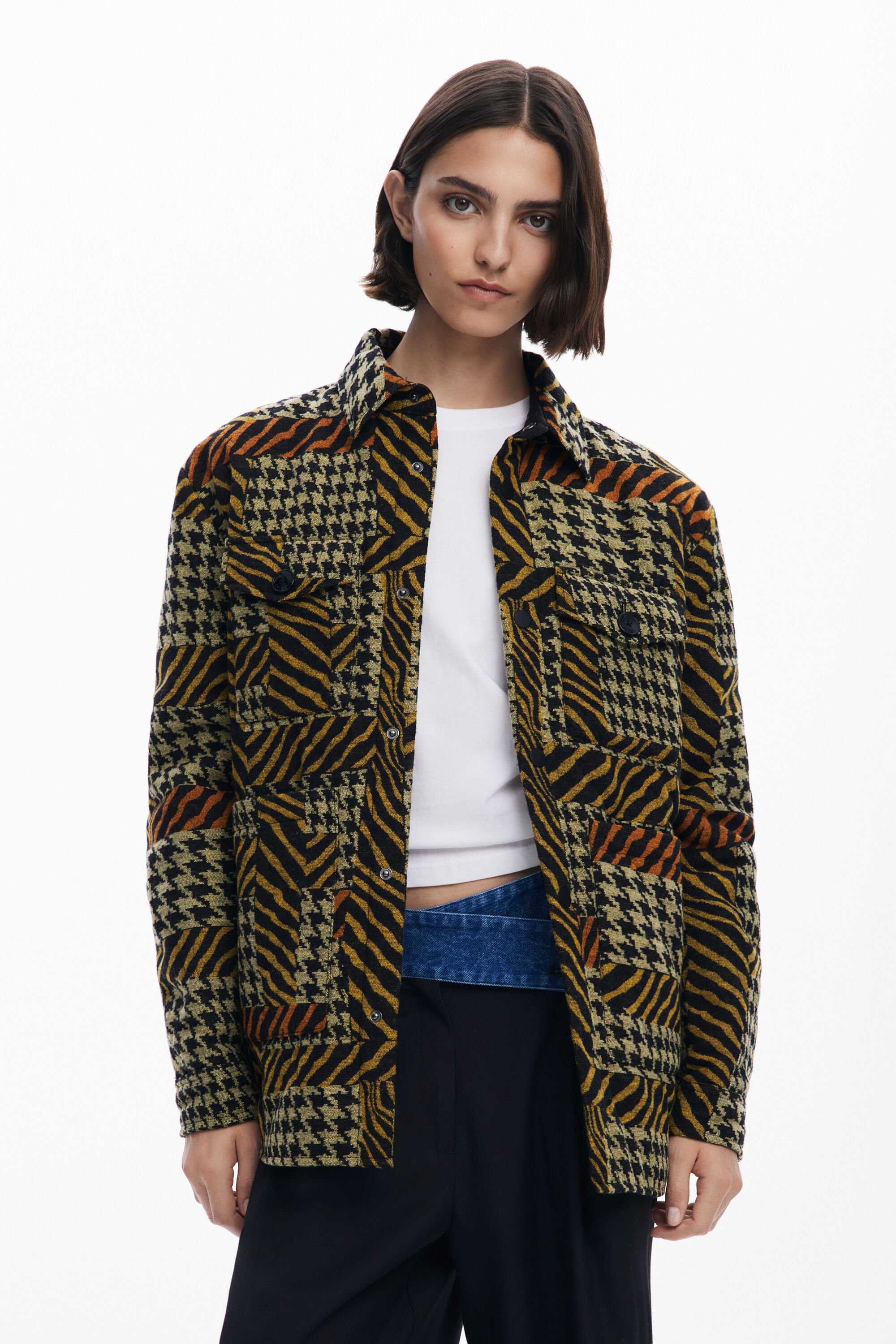 Desigual, Jacke entworfen von Mr. Christian Lacroix, Damen, Gelb, M