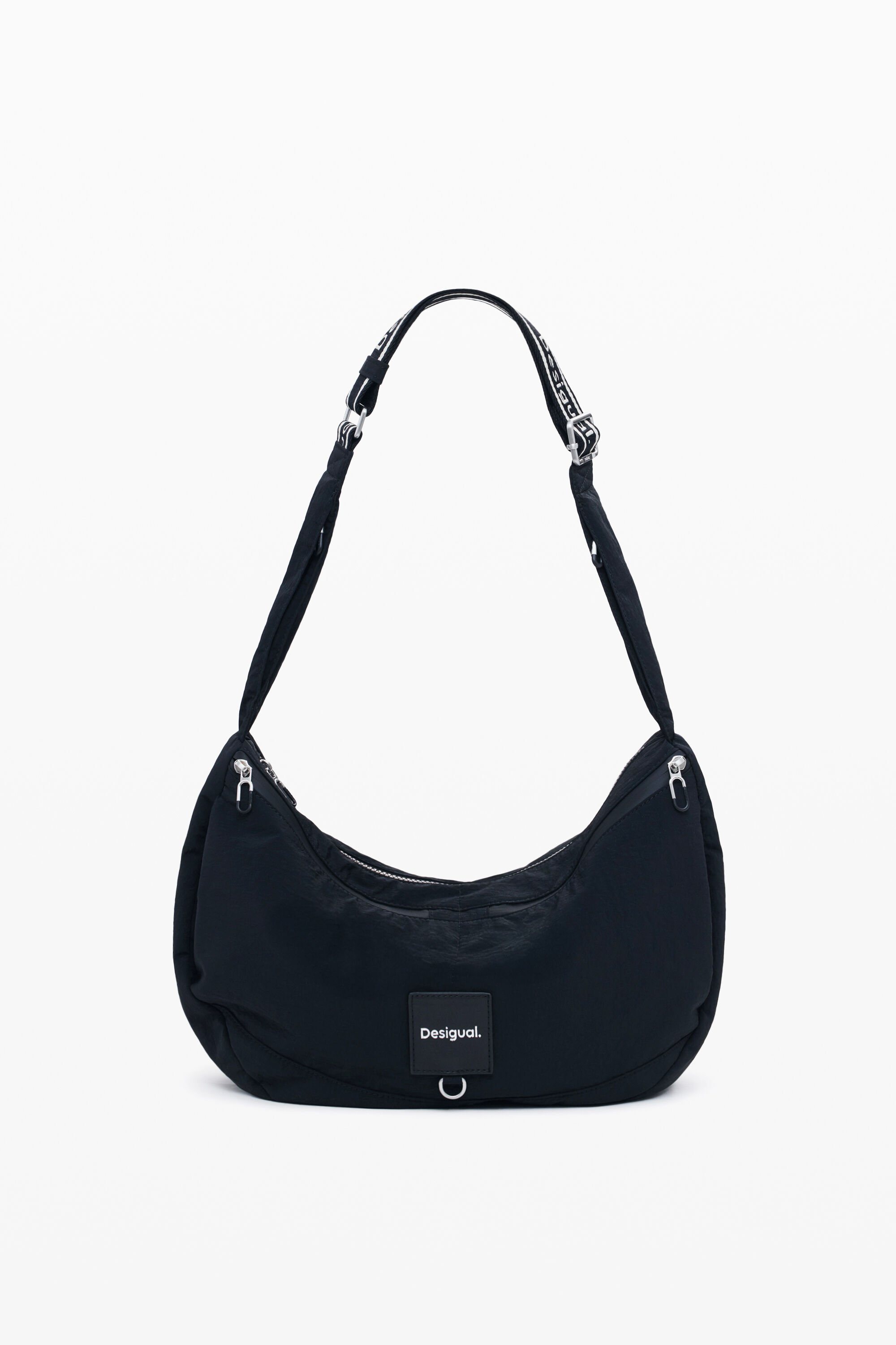 Desigual, Große Reisetasche aus Nylon, Damen, Polyamid, Schwarz, U