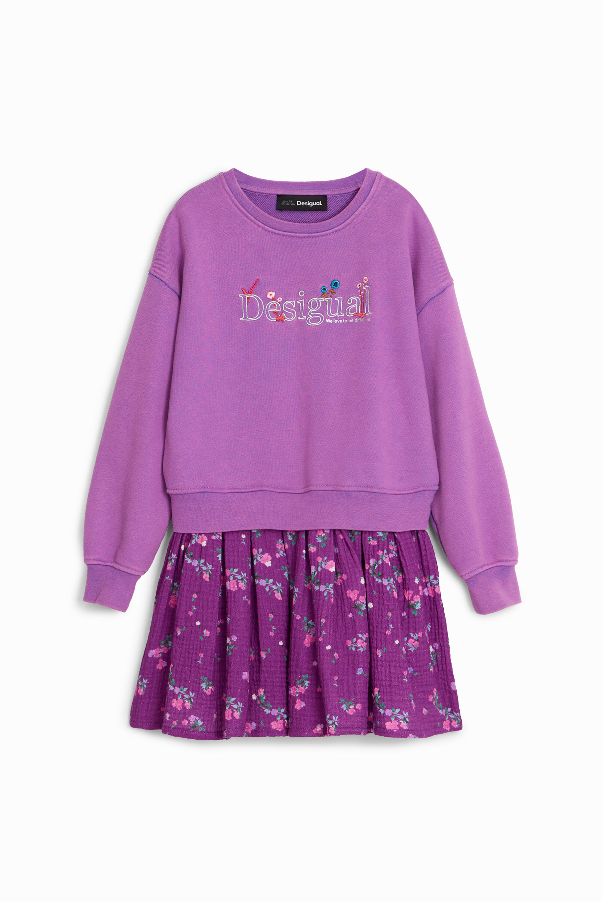 Desigual, Zweiteiliges Kleid, Kinder, Rot, 3/4