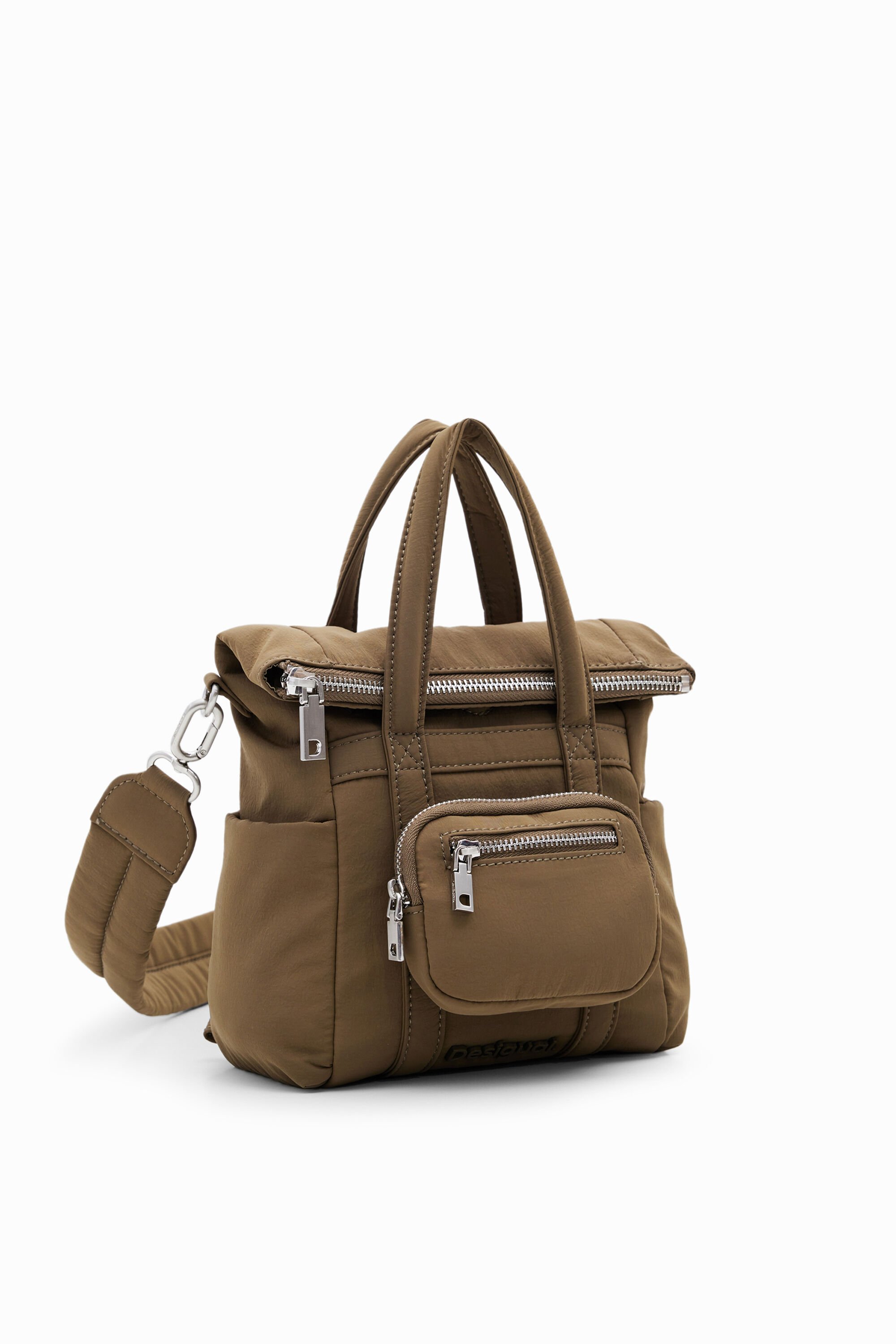 Desigual, Vielseitiger Rucksack Voyager XS, Damen, Polyamid, GrüN, U