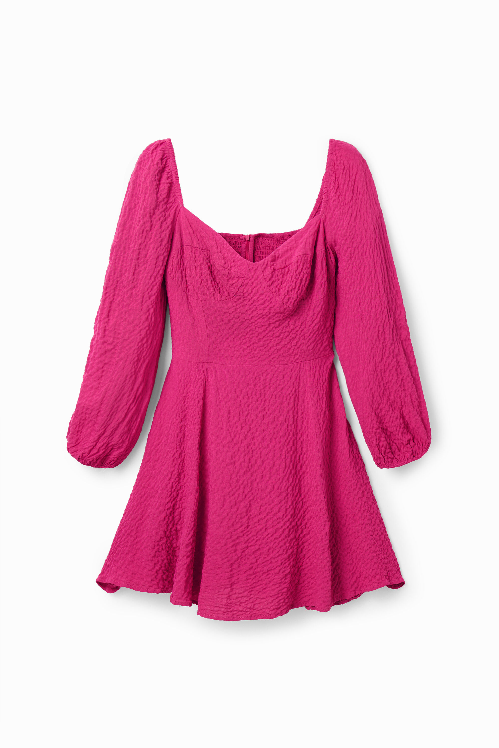 Desigual, Kurzes ausgestelltes Kleid Slim, Damen, Rot, M