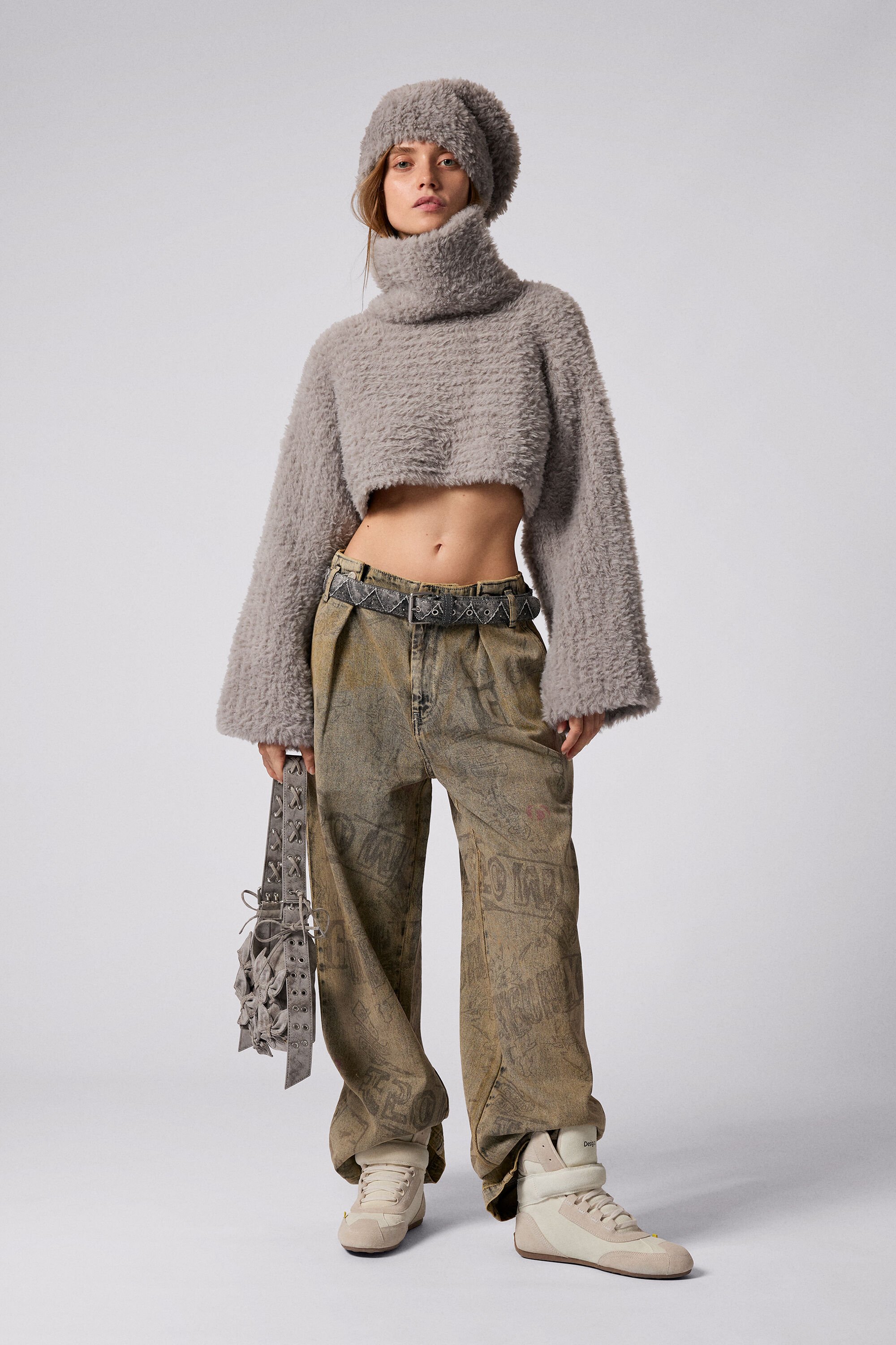 Desigual, Jeanshose mit Schriftzug, Damen, Baumwolle, Schwarz, 38