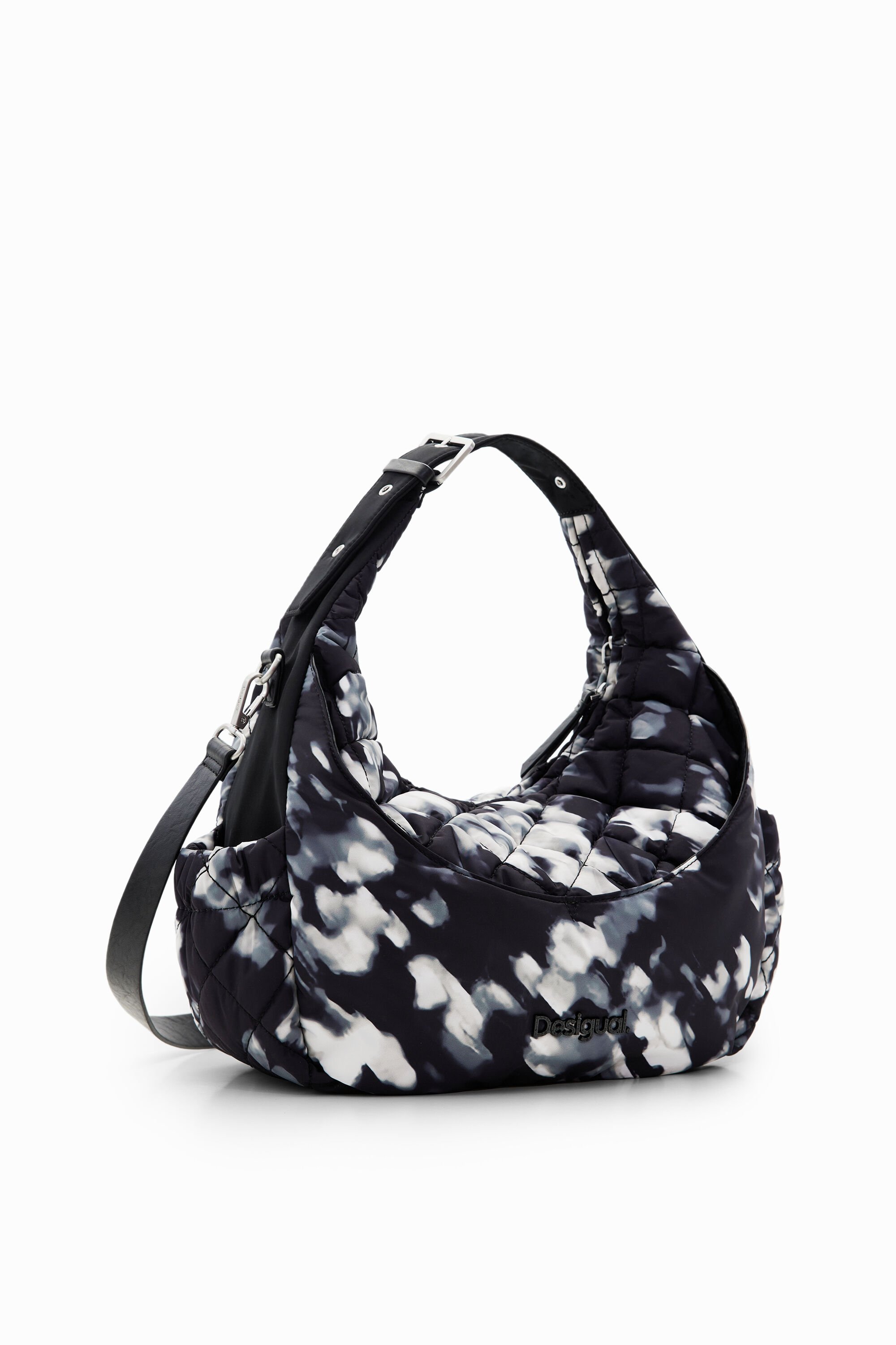 Desigual, Große, gesteppte Tasche, Damen, Polyester, Schwarz, U