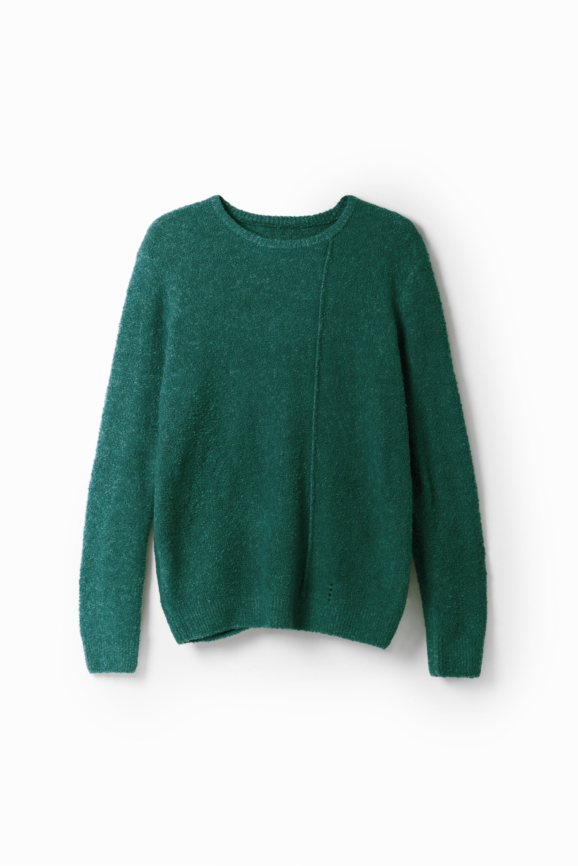 Desigual, Wollpullover Textur, Herren, GrüN, XXL