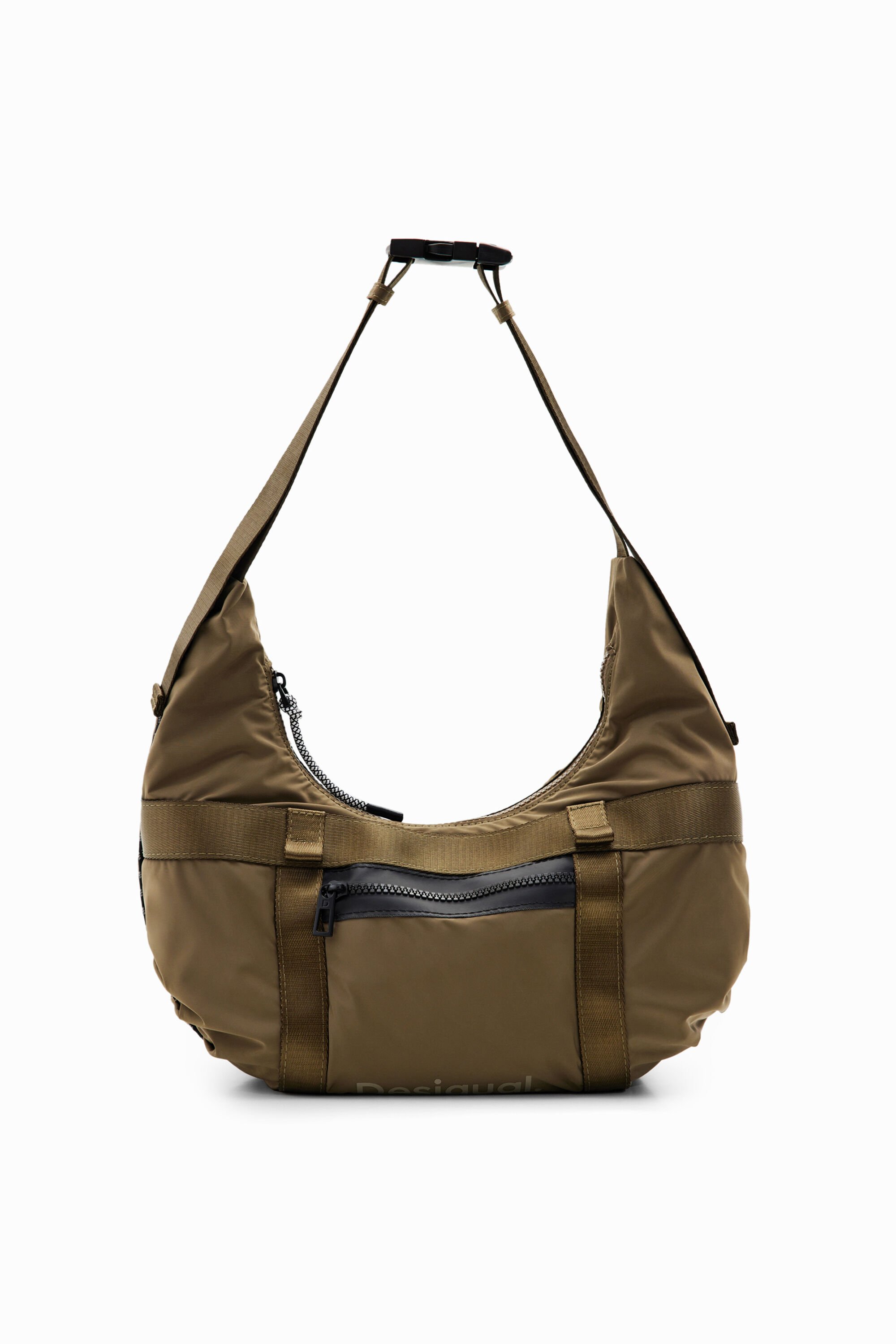 Desigual, Kleine, vielseitig tragbare Tasche, Polyester, GrüN, U