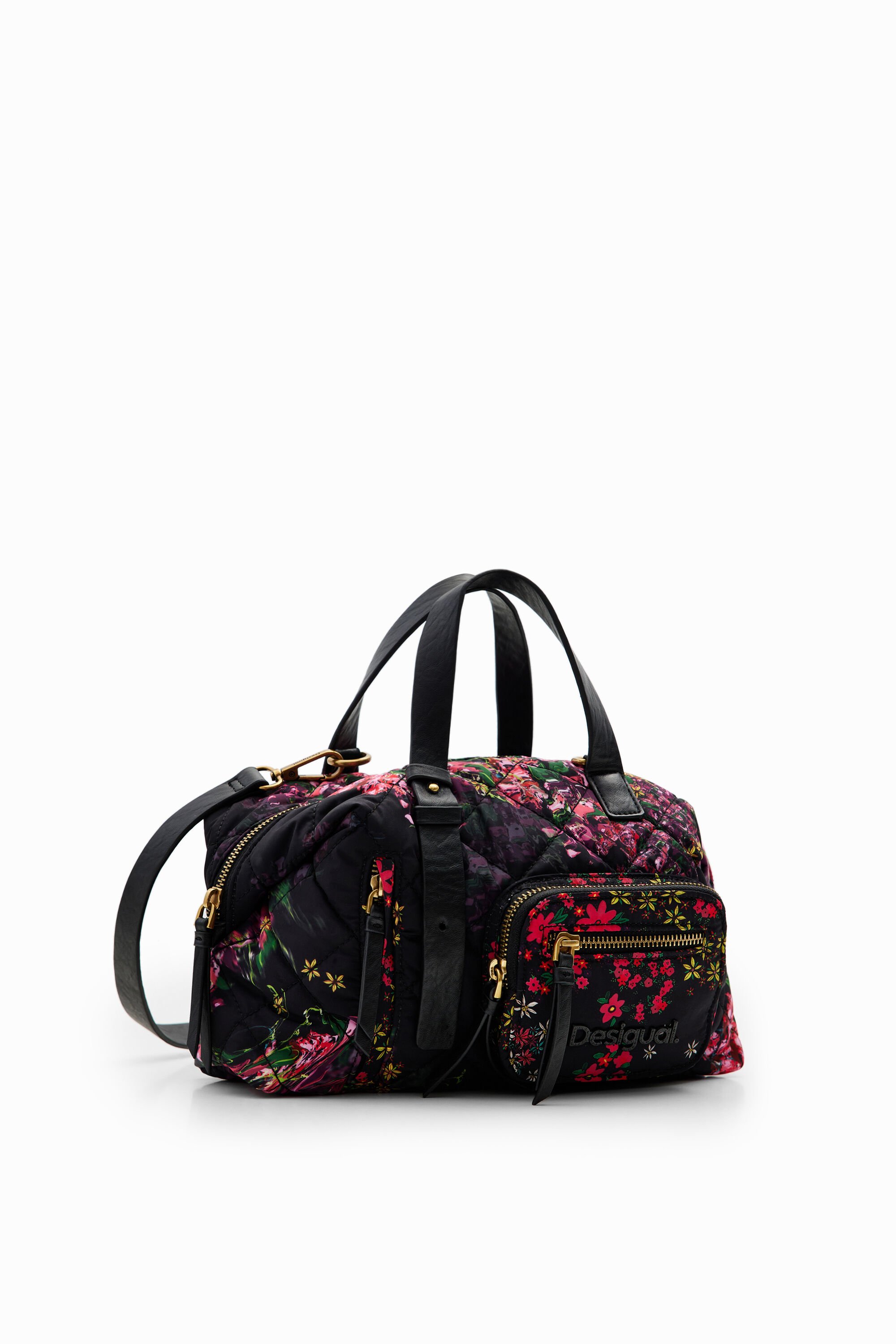 Desigual, Mittelgroße, gesteppte Tasche, Damen, Polyester, Rot, U