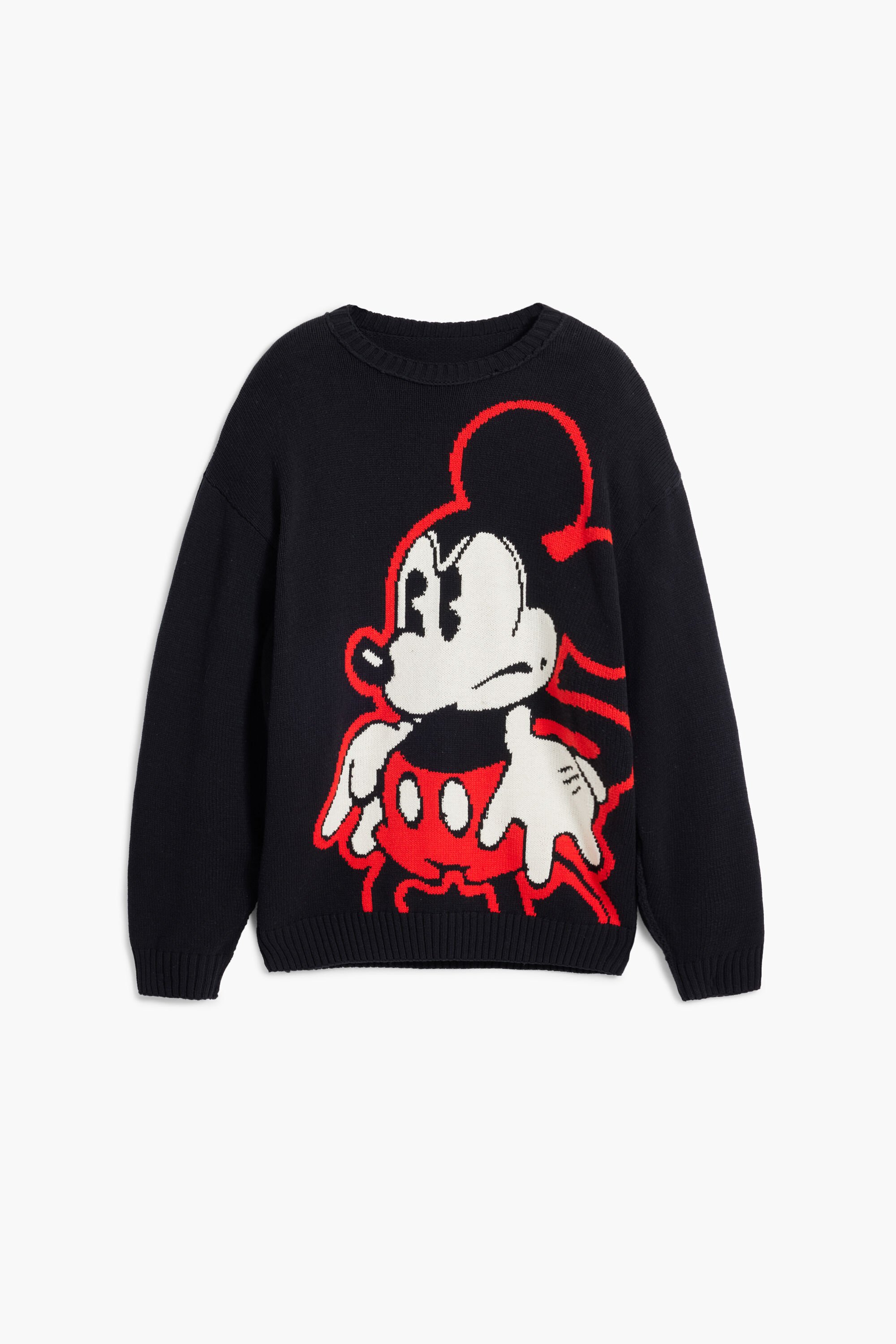 Desigual, Strickpullover Mickey Mouse™, Herren, Schwarz, S