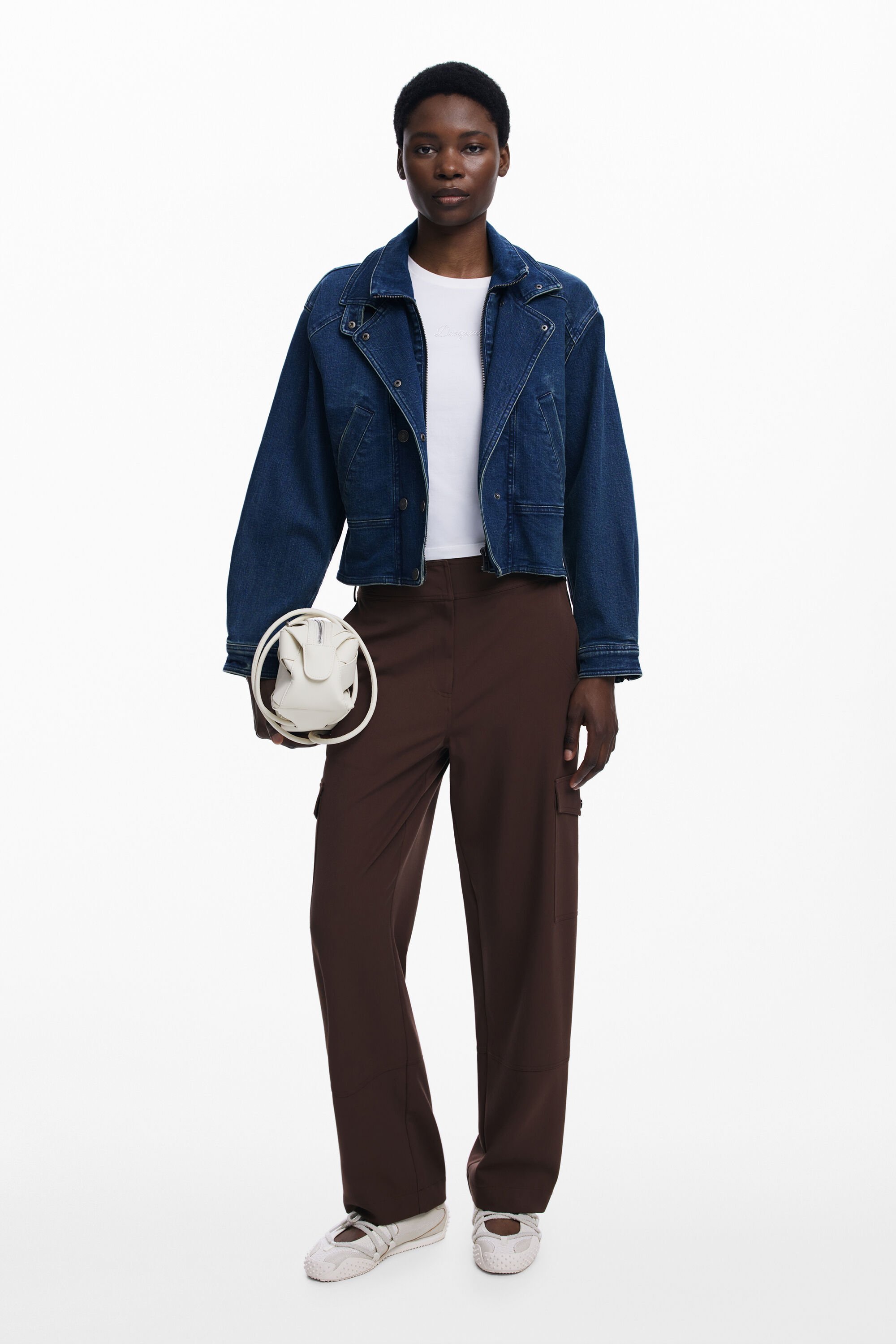 Desigual, Tailor-Cargo-Hose, Damen, Braun, S