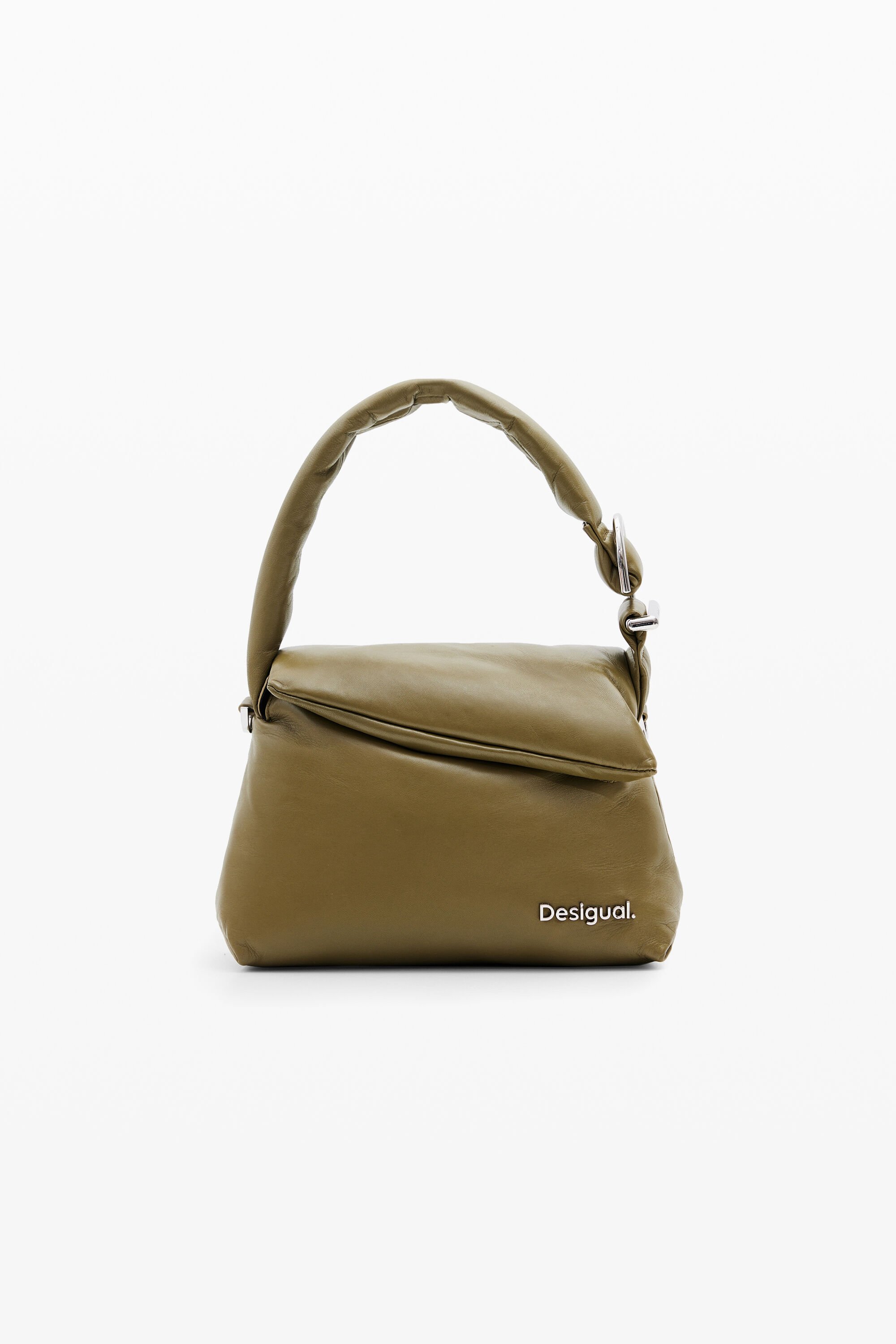 Desigual, Tasche gestepptes Leder M, Sheep Leather, GrüN, U