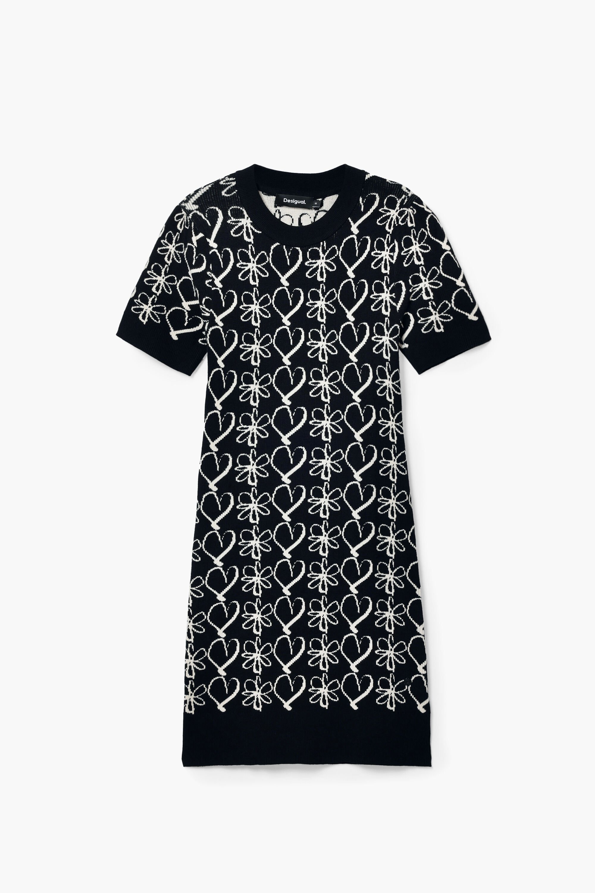 Desigual, Mini-Kleid mit M. Christian Lacroix Print, Damen, Schwarz, M