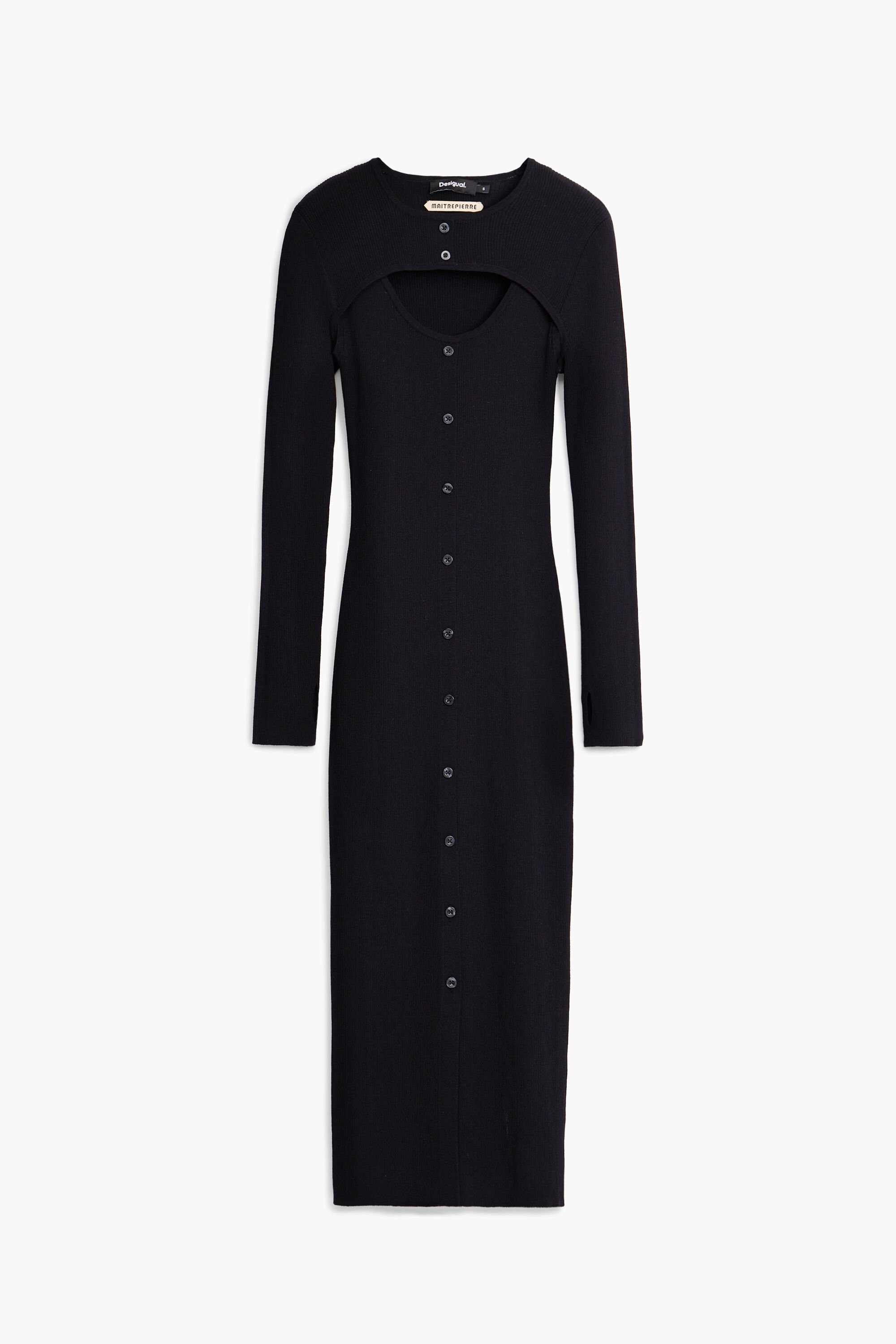 Desigual, Cutout-Kleid Maitrepierre, Damen, Schwarz, M