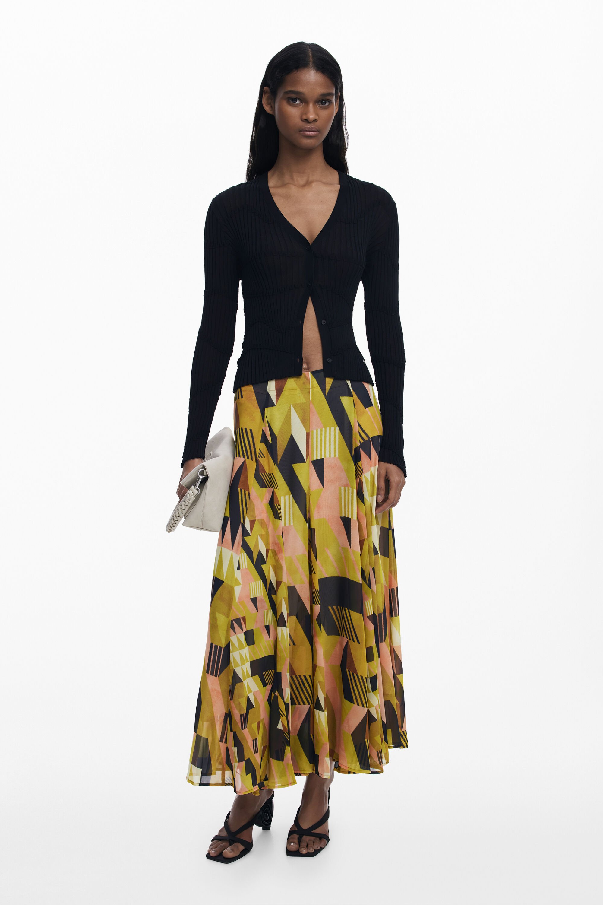 Desigual, Rock entworfen von Mr. Christian Lacroix, Damen, Polyester, GrüN, S