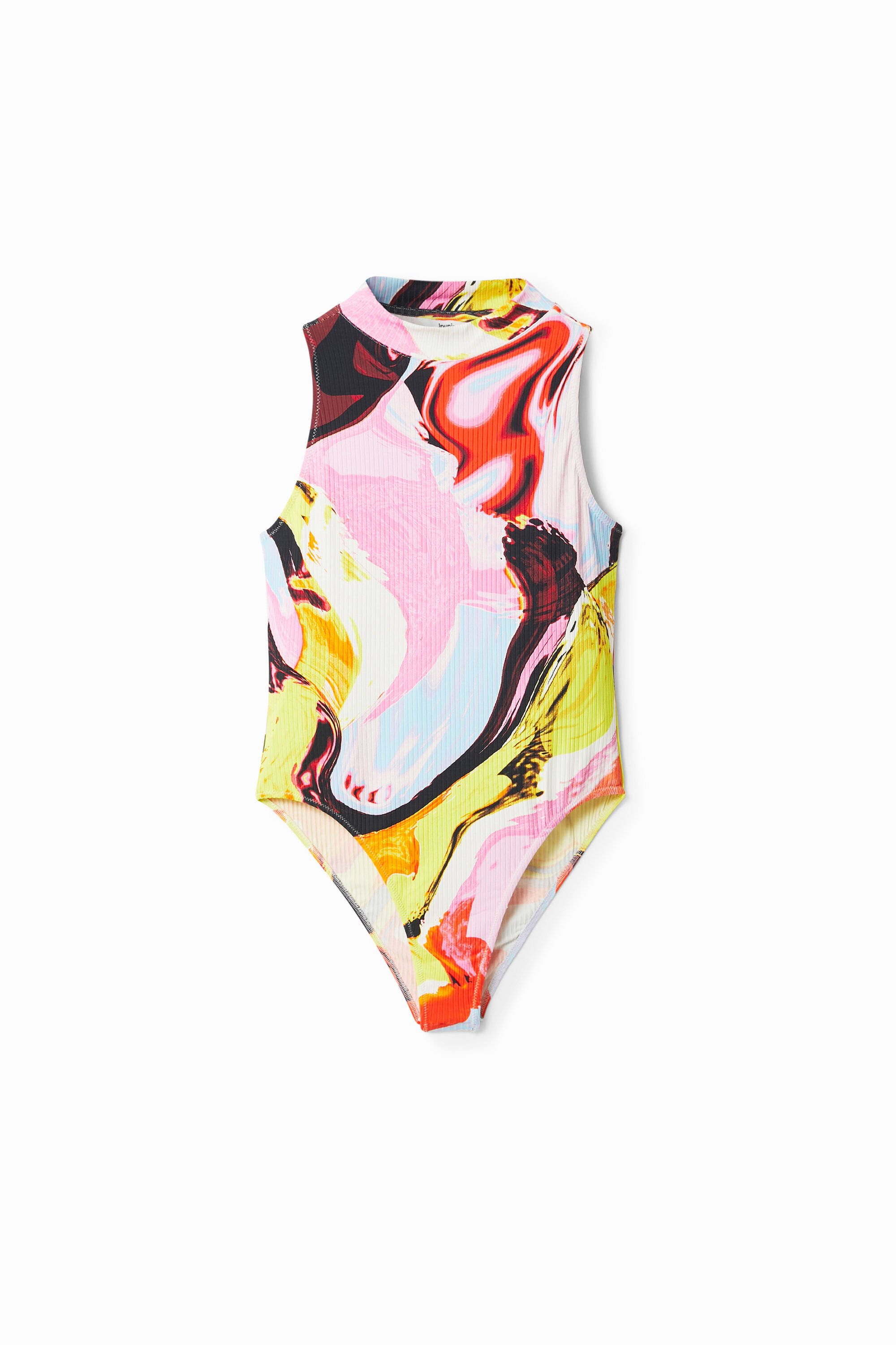 Desigual, Body bunter Digital-Print, Viskose, L