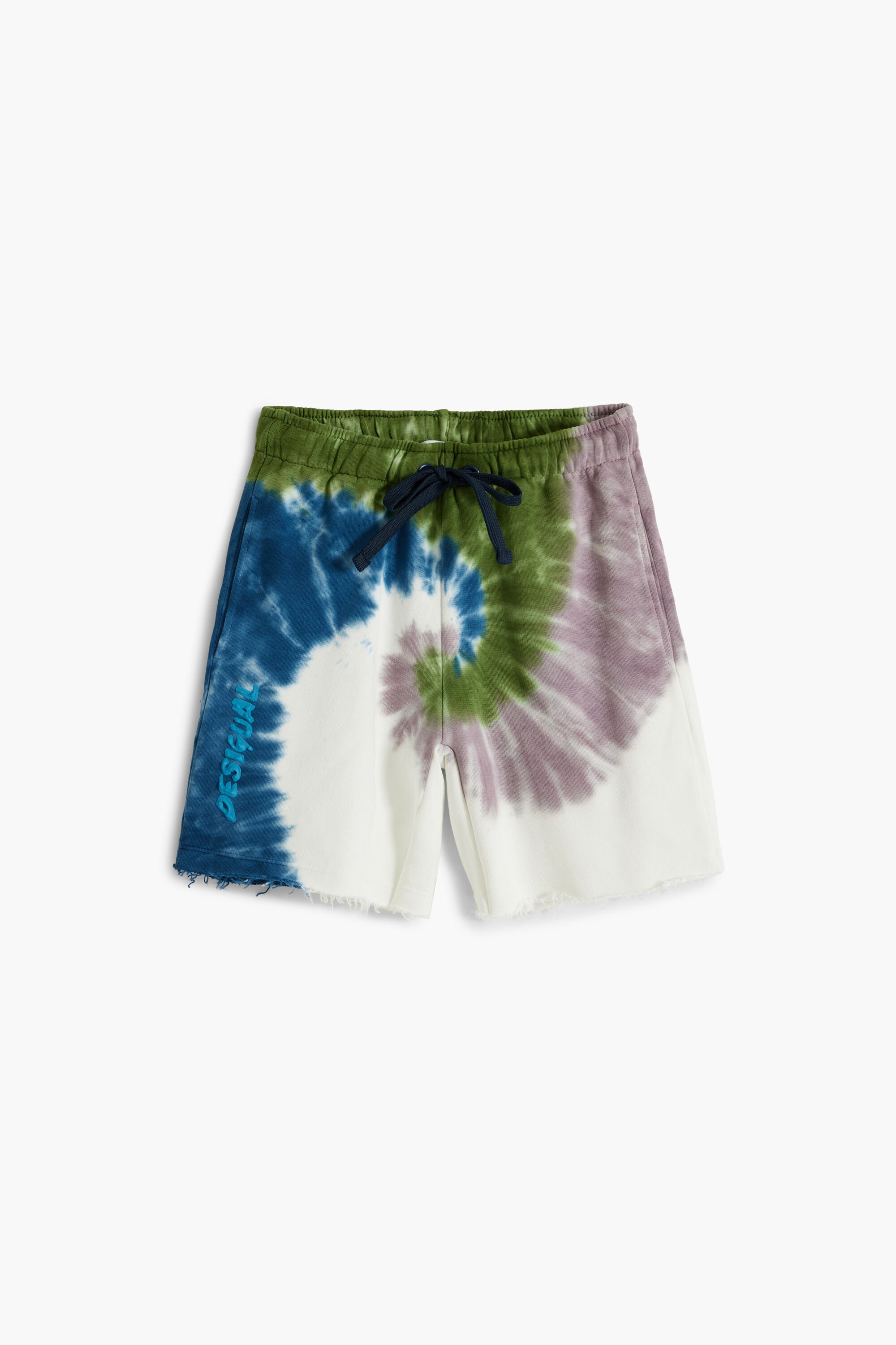 Desigual, Tie-Dye Baumwollshorts, Kinder, Baumwolle, 11/12