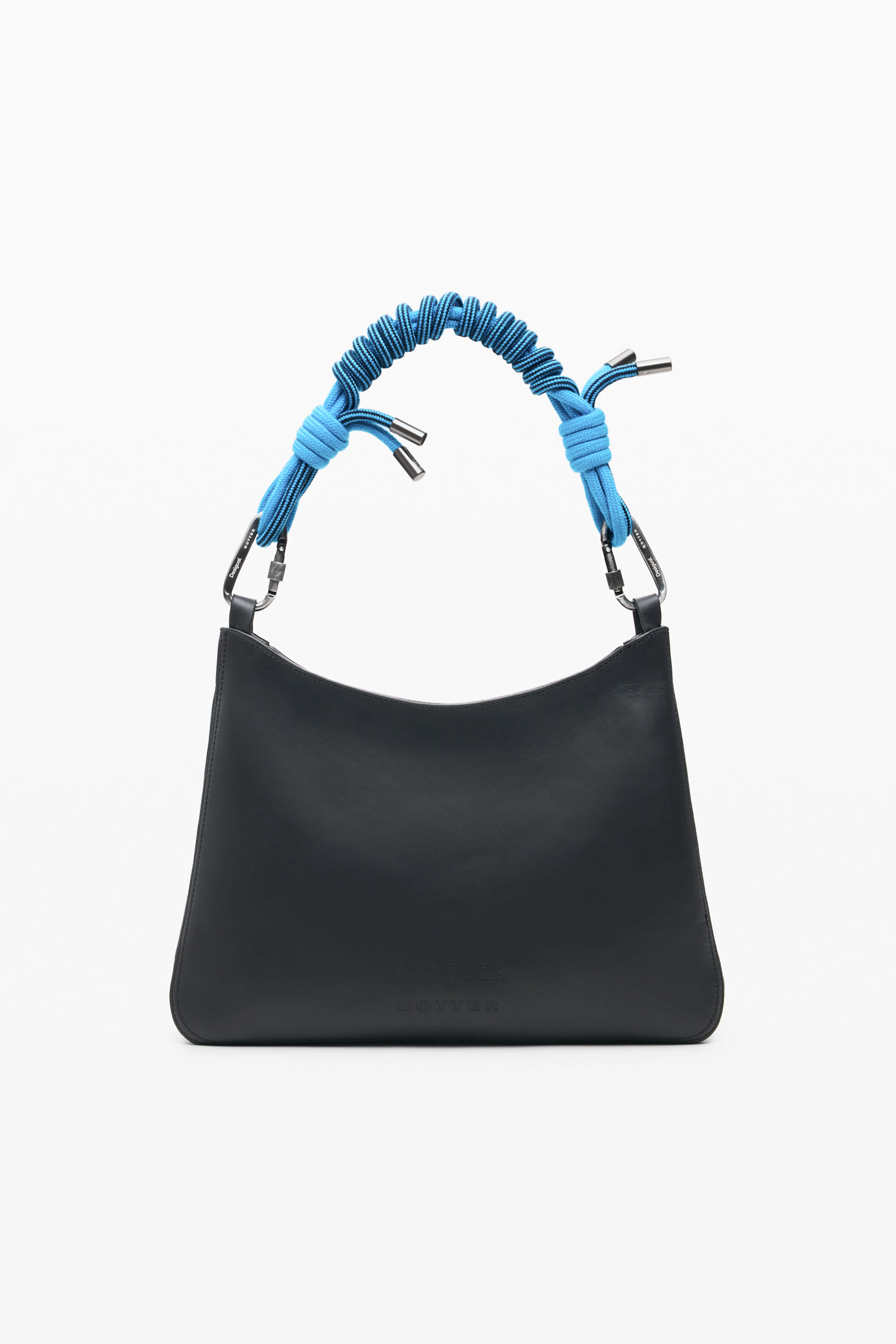 Desigual, Mittelgroße Ledertasche Botter, Damen, Leder, Schwarz, U