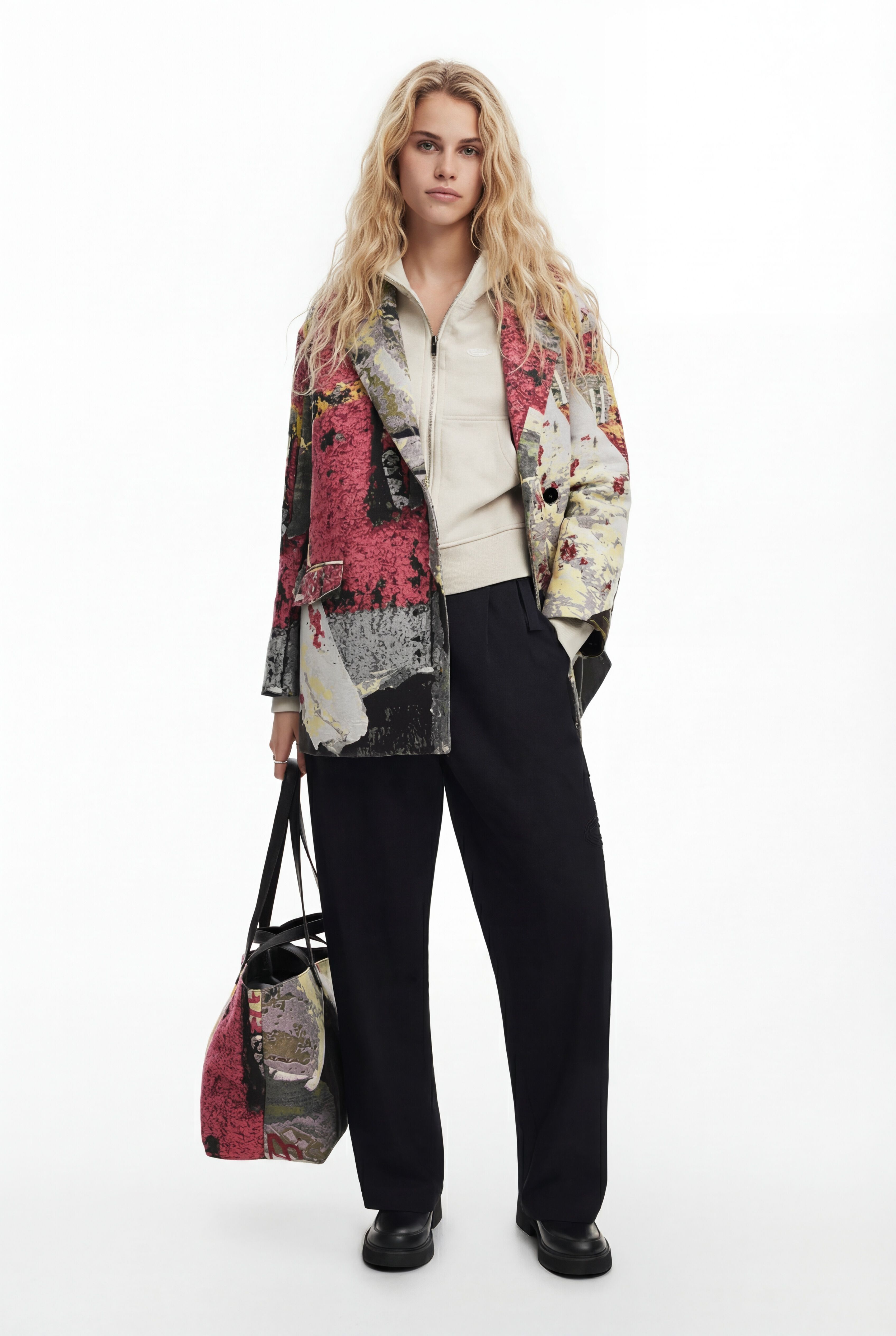 Desigual, Langer Arty-Mantel M. Christian Lacroix, Damen, M
