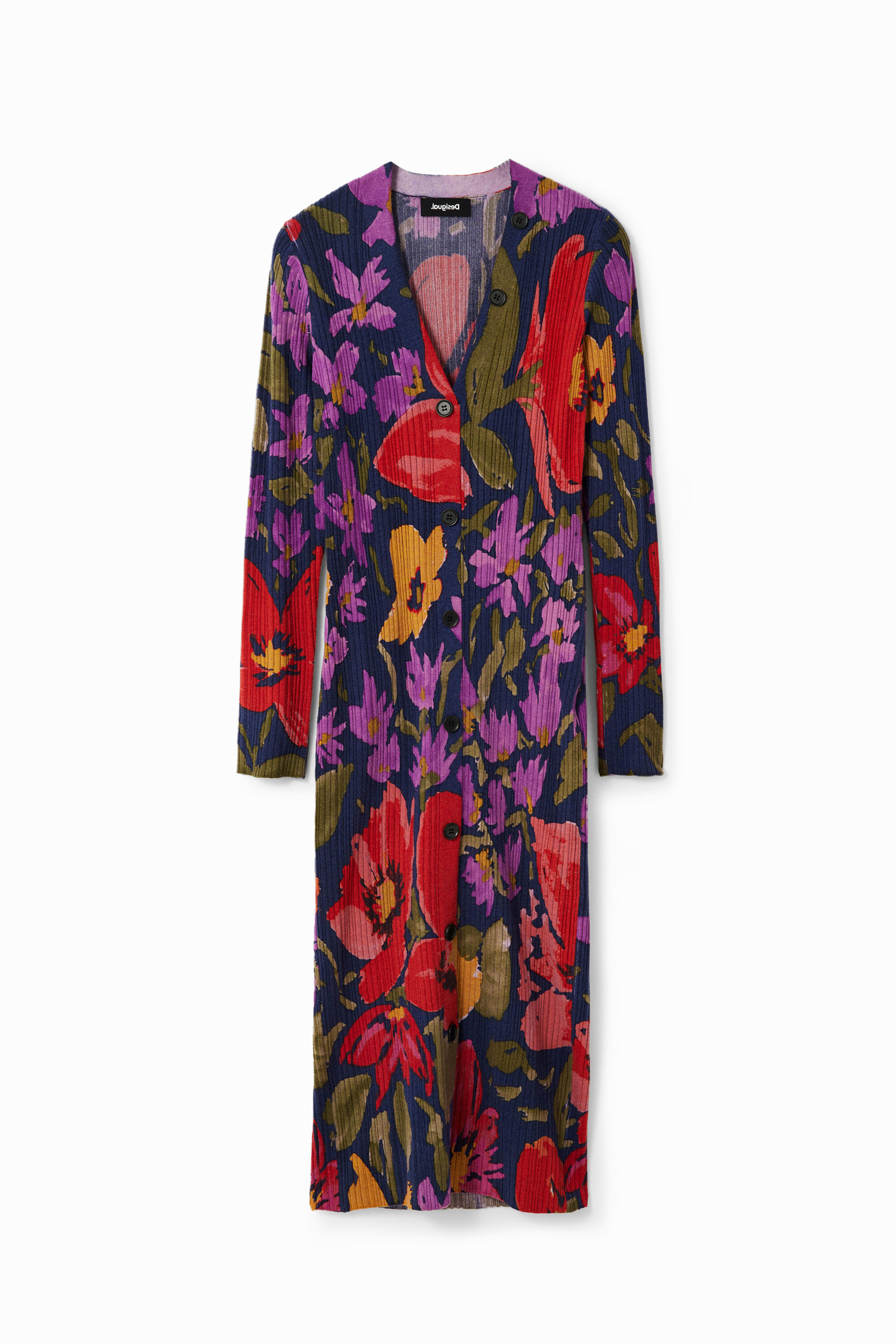 Desigual, Midikleid Strick Blumen, M