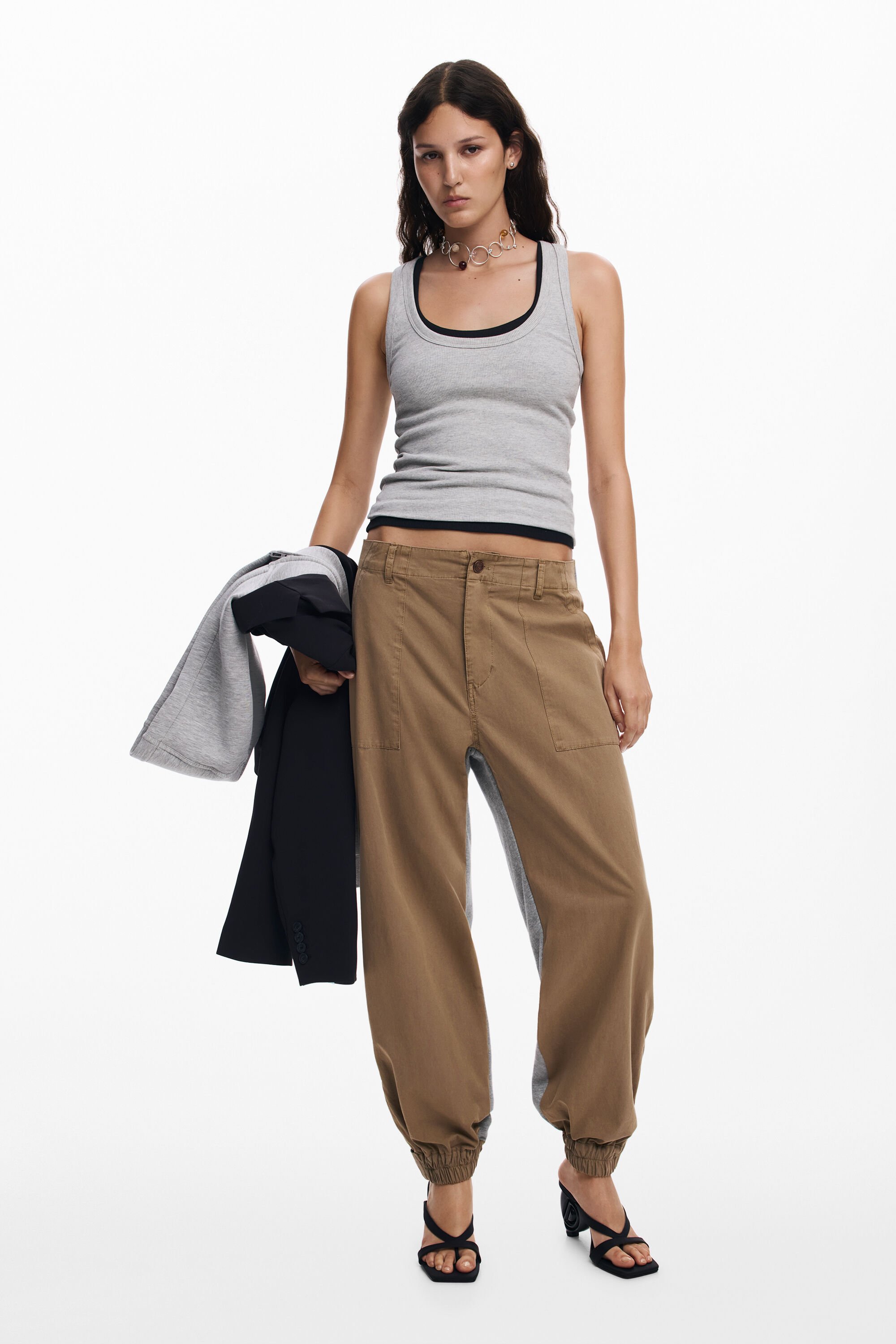 Desigual, Hybrid-Jogginghose, Damen, Braun, S