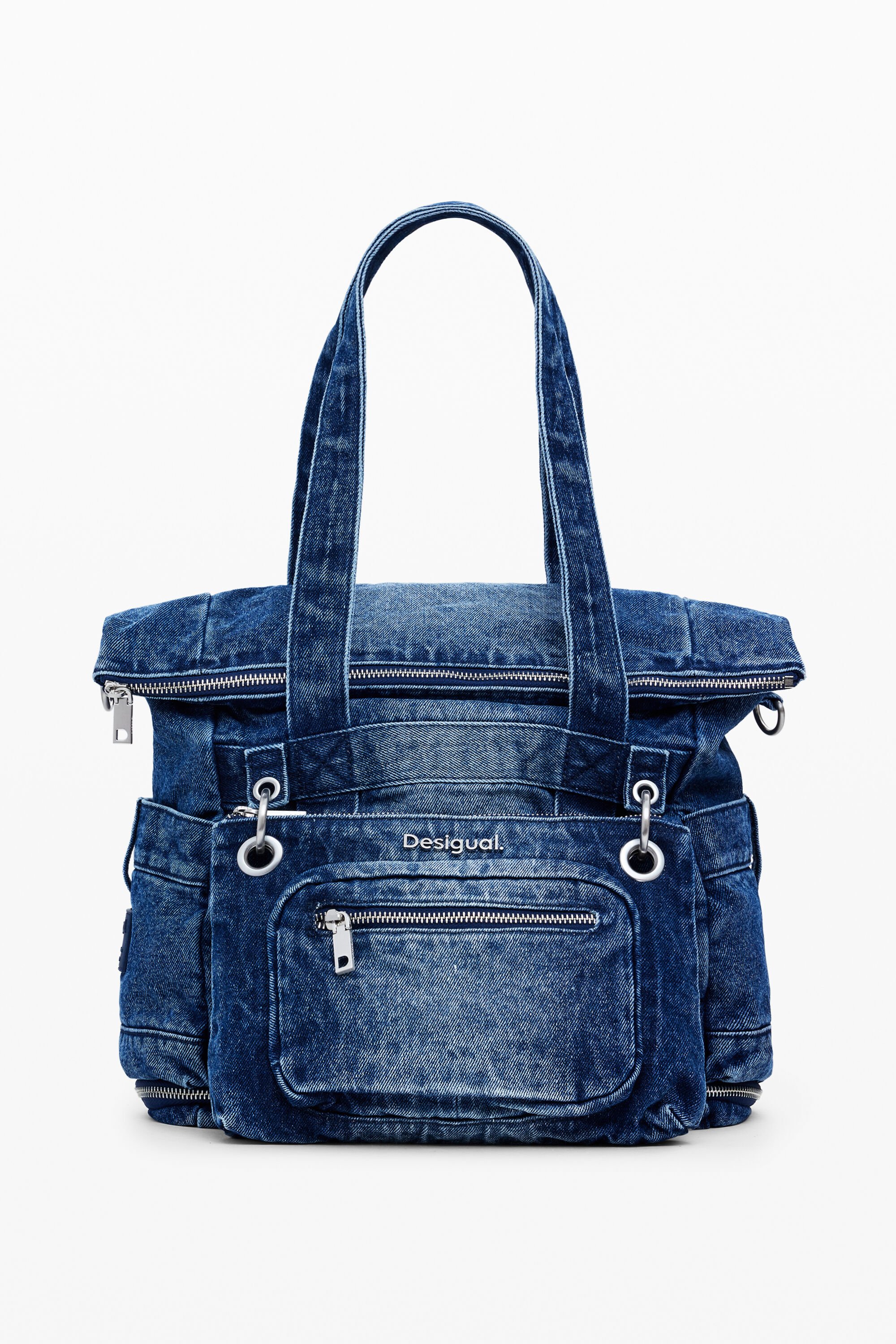 Desigual, Großer Voyager Mehrzweck-Rucksack, Damen, Blau, U