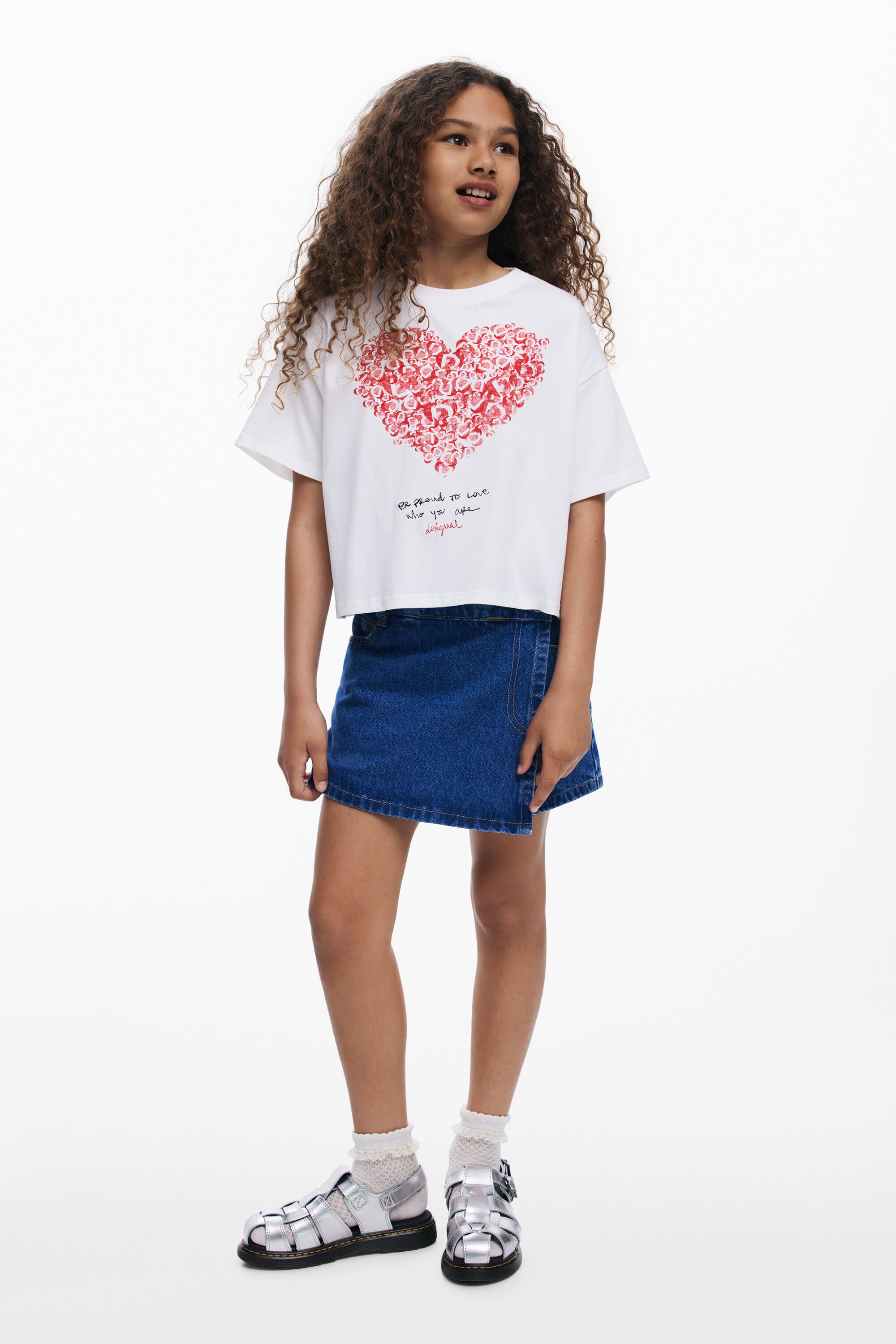 Desigual, Jeans-Culotte, Kinder, Blau, 11/12