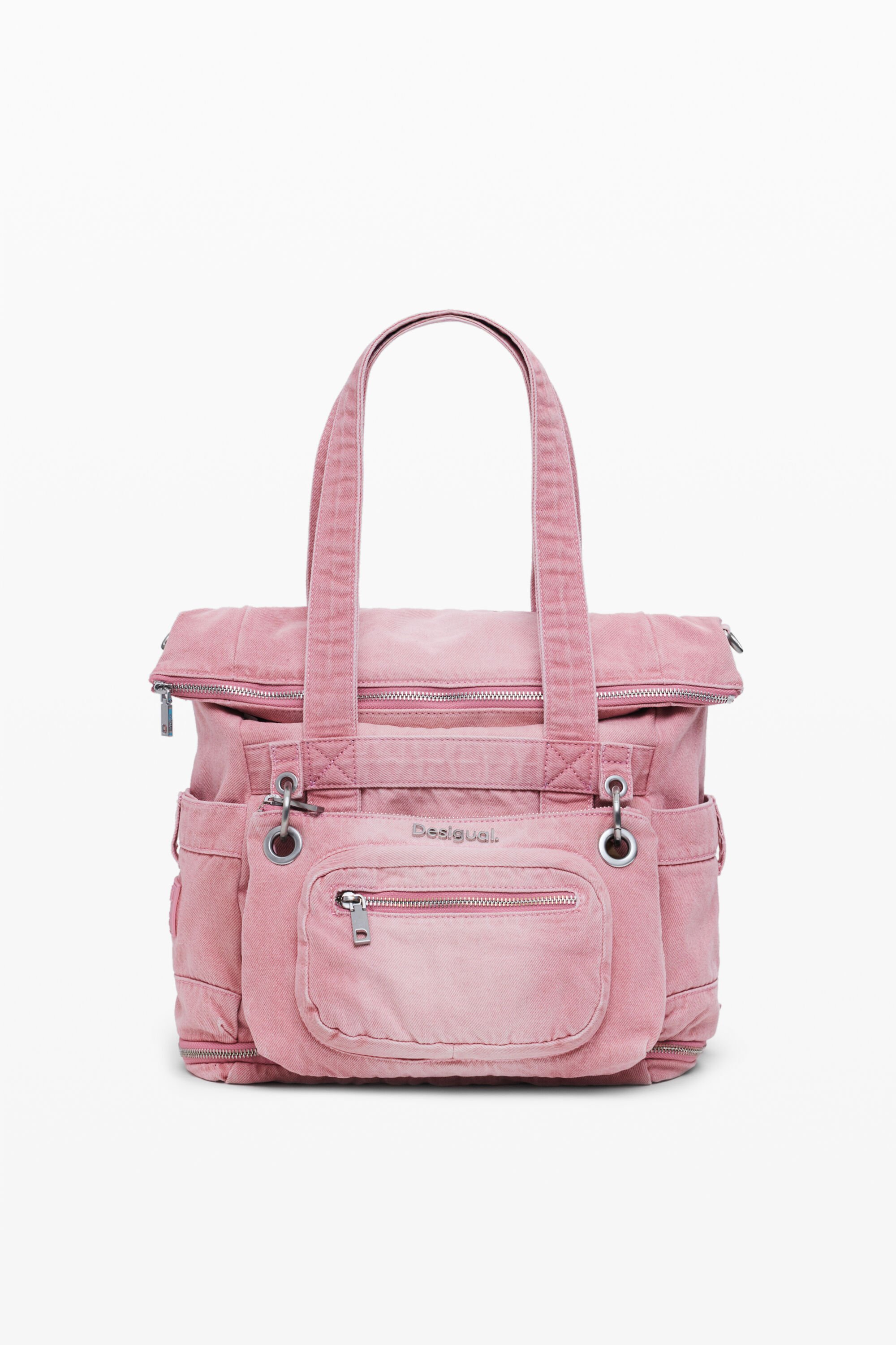 Desigual, Großer Mehrpositionsrucksack, Damen, Rot, U