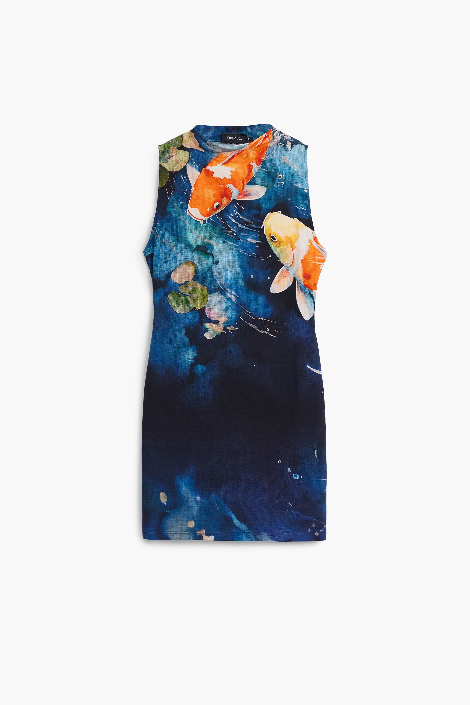 Desigual, Koi-Kleid, Damen, Baumwolle, Blau, XS