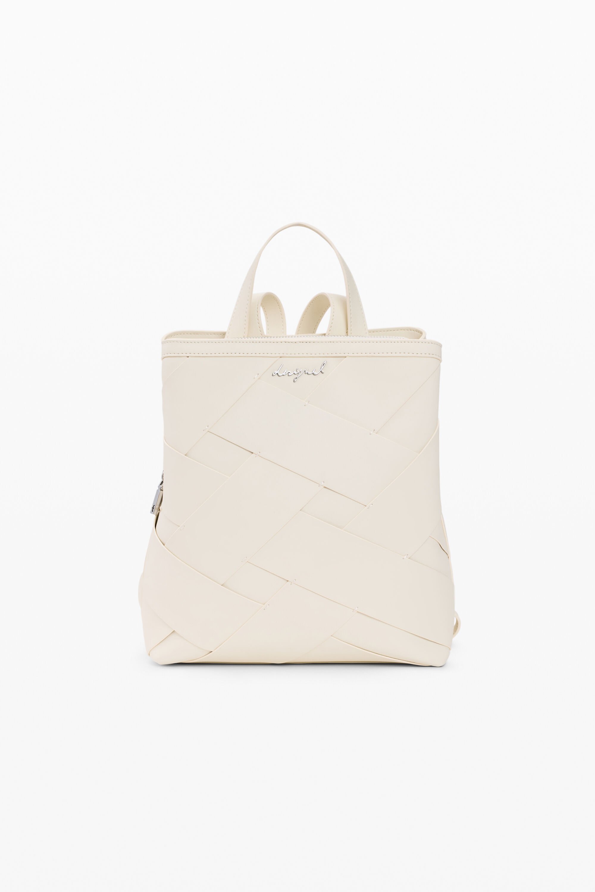 Desigual, Großer Voyager-Rucksack mit mehreren Tragemöglichkeiten, Damen, Polyurethan, Braun, U